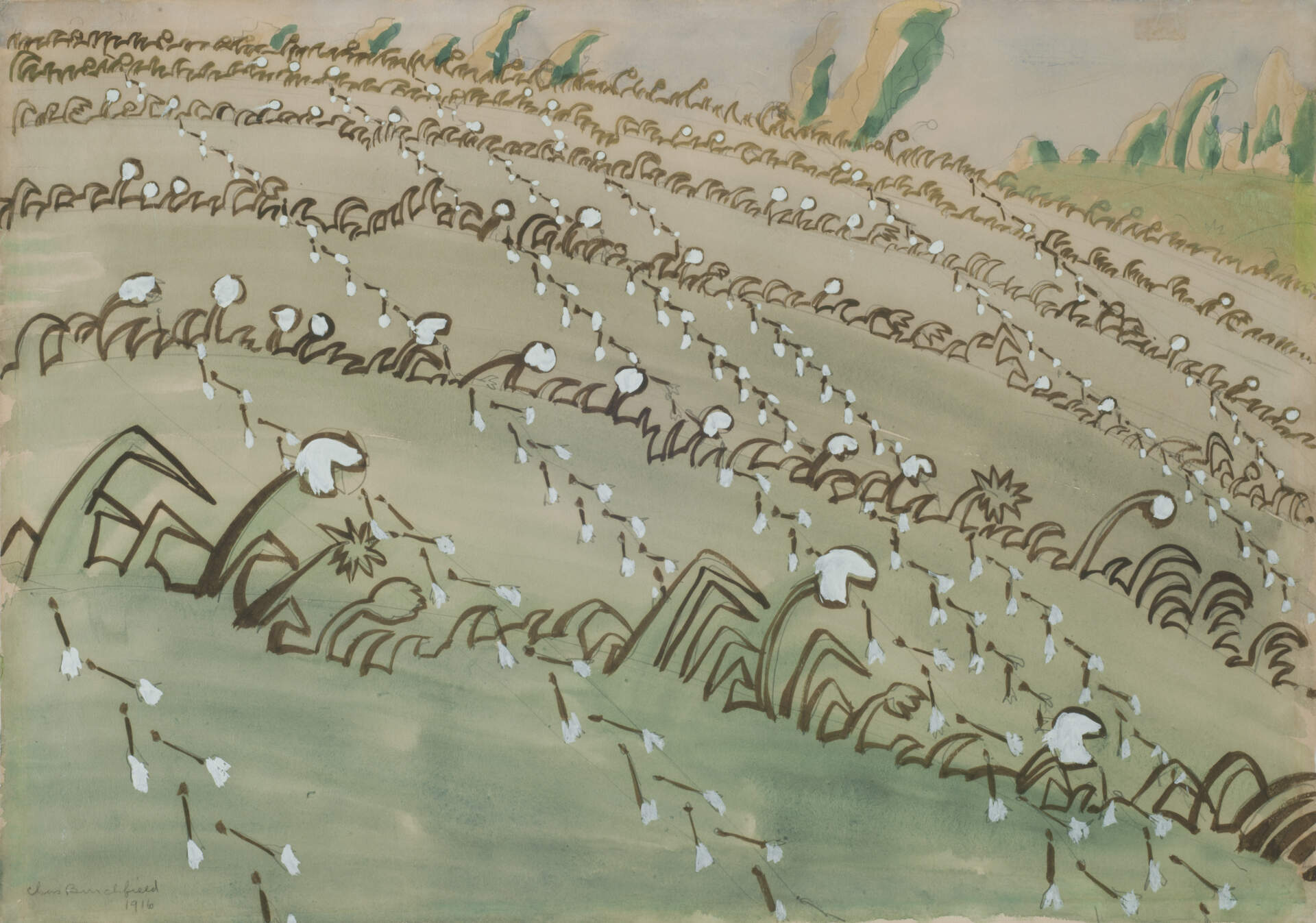 Long-lost Burchfield Painting Acquired by the Burchfield Penney