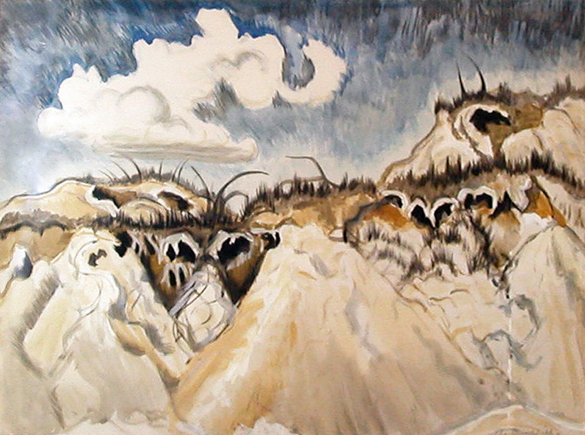 Charles E. Burchfield, <em>Journals</em>, Vol.32, April 10, 1918