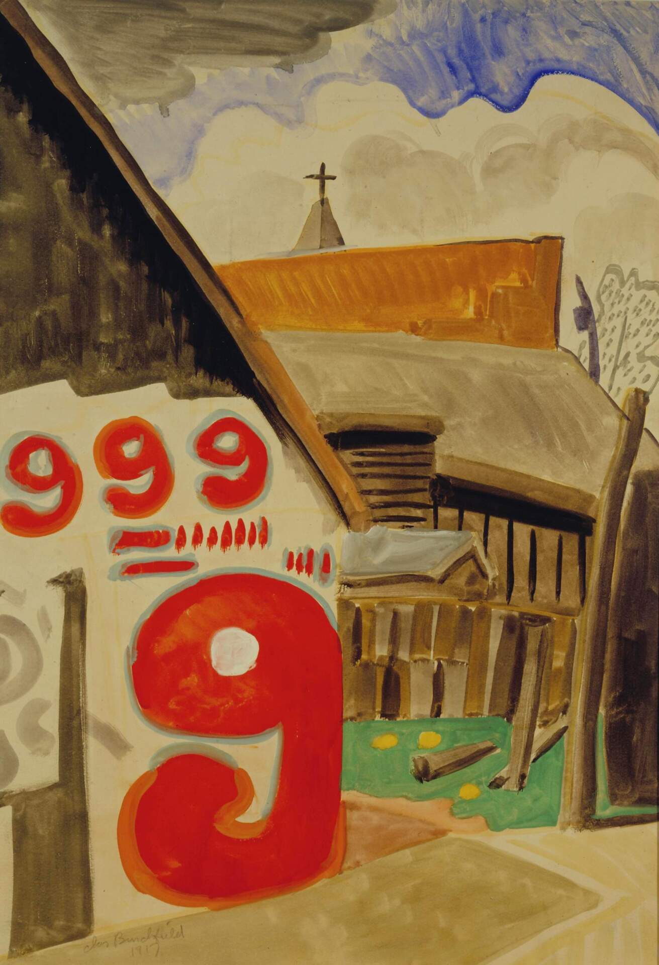 Charles Burchfield, <em>Journals</em>, Vol. 30, April 9, 1917
