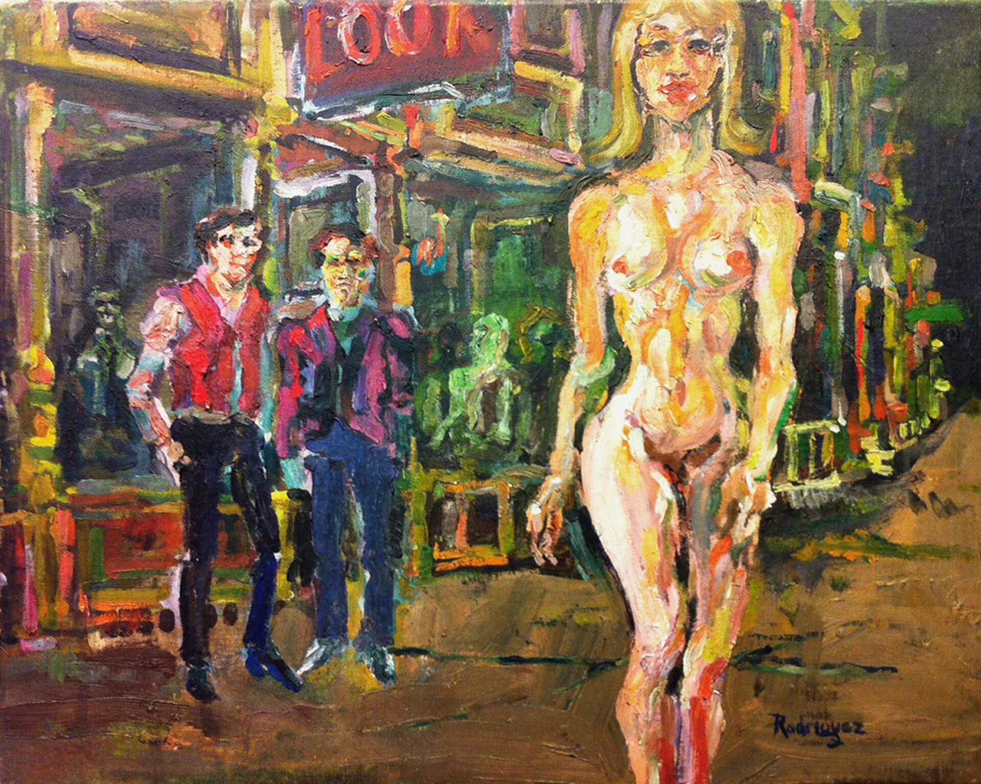 A neighbor, long lost painting and Spain Rodriguez