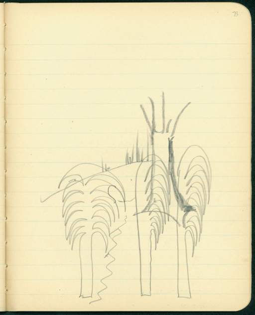 Untitled (Sketch of Trees)