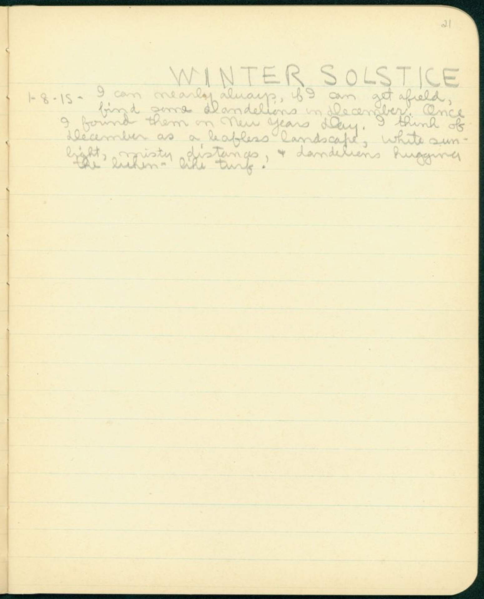 From Charles E. Burchfield, <em>Idea Book</em>, Vol. 2, 1915-1916
