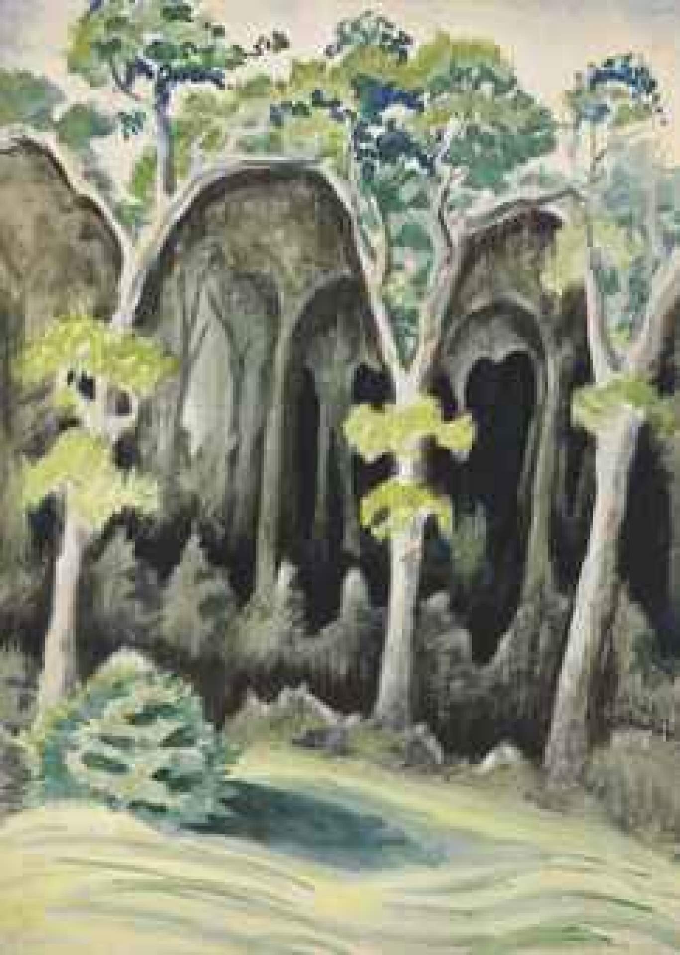 Charles Burchfield in <em>Art Art Interrupted</em> exhibition in the New York Times