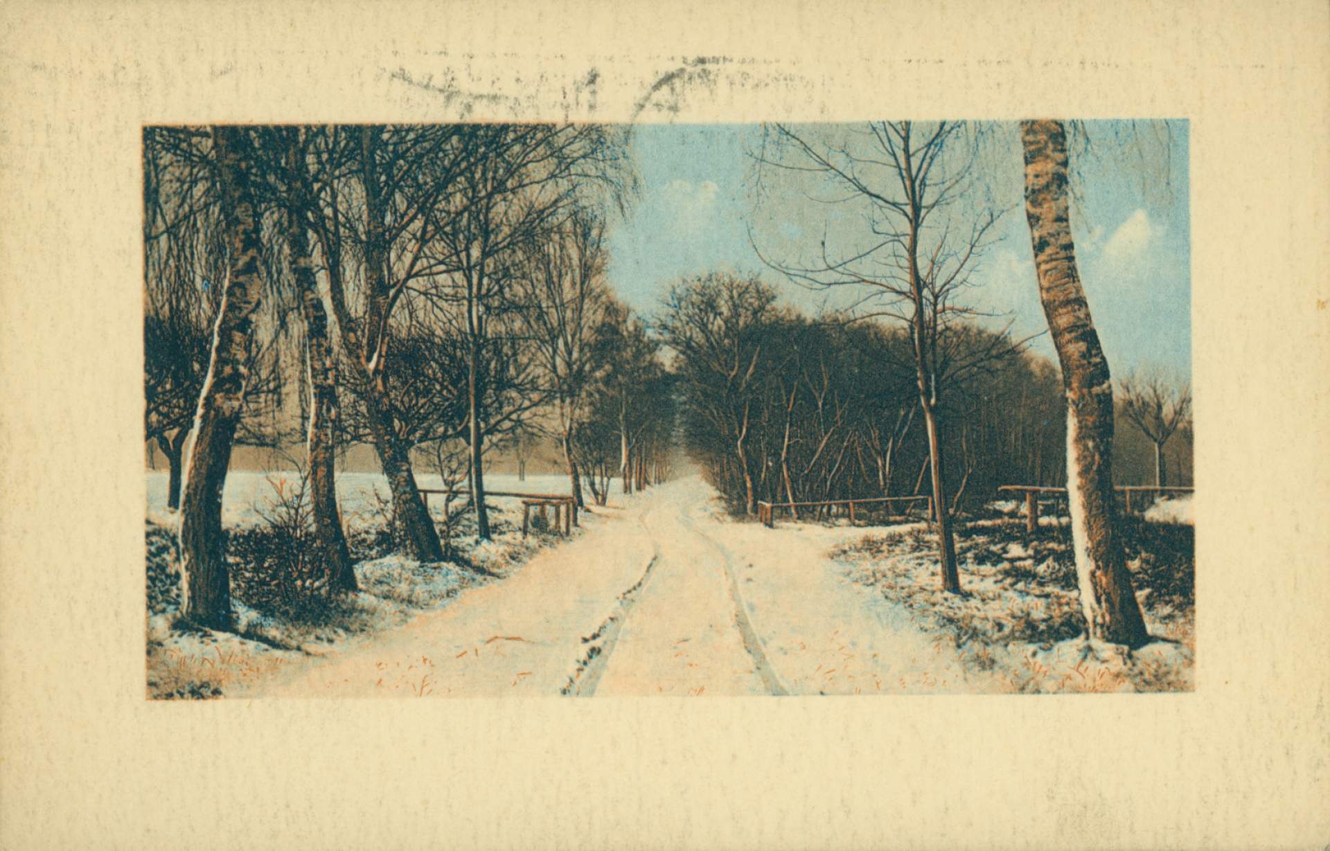 Charles E. Burchfield, Postcard to Arthur C. Thomas, February 22, 1910