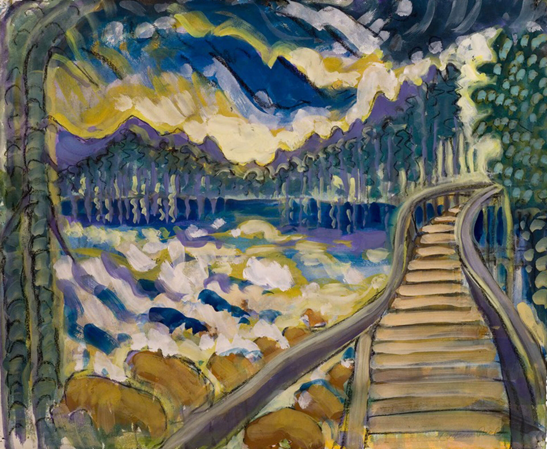From a letter to Alice Burchfield from Charles Burchfield