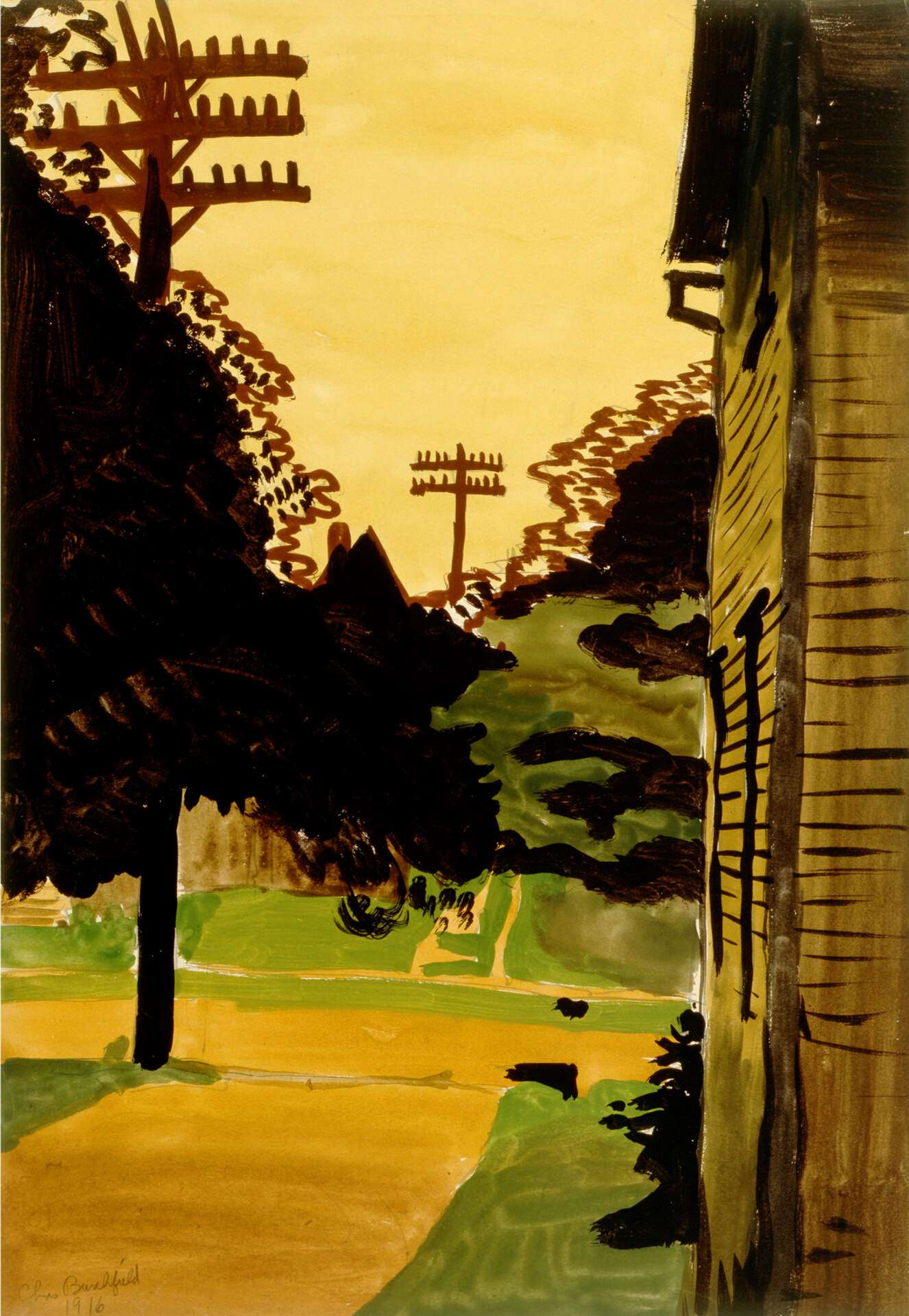 My Appreciation of Watercolor: A Personal View, Nancy Weekly, Strictly Burchfieldian