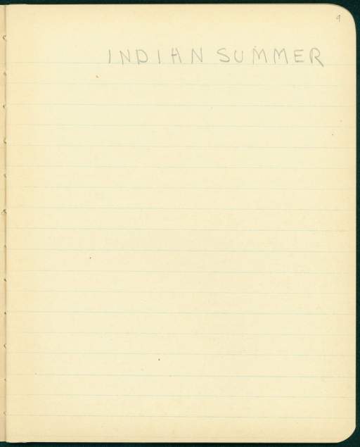 Untitled (Indian Summer)