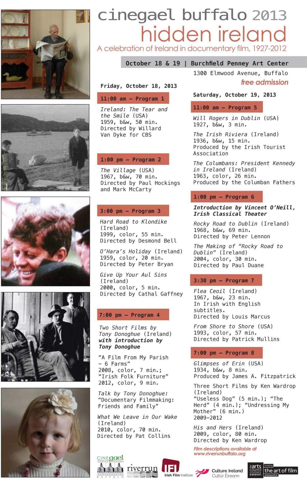 10th Annual Cinegael Buffalo 2013 Hidden Ireland: A celebration of Ireland in documentary film 1927-2012