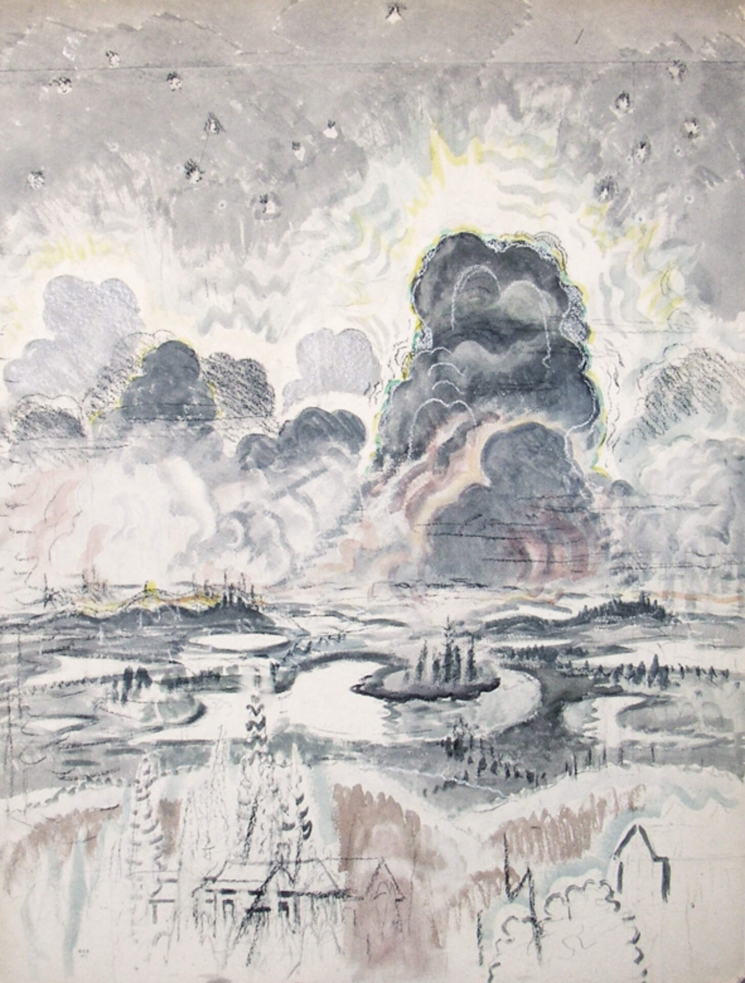 Charles E. Burchfield: Oh My Heavens