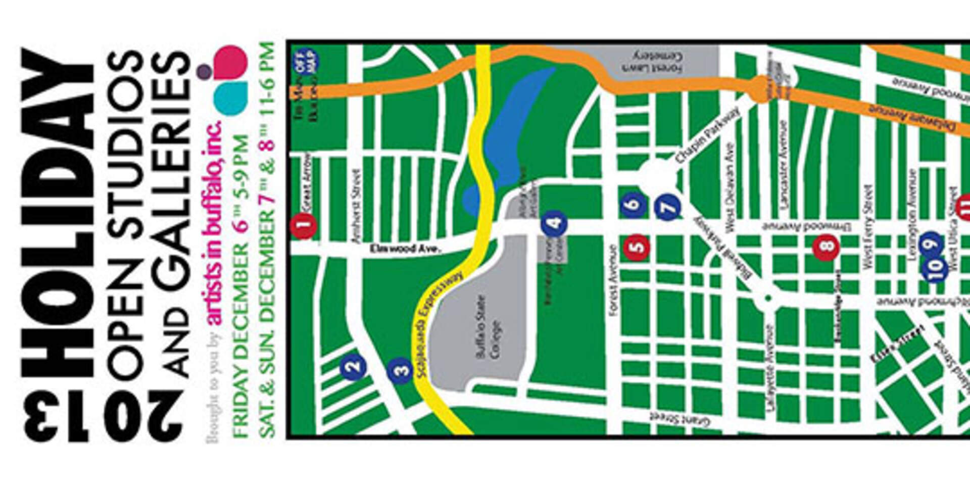 Holiday Open Studios at the Burchfield Penney