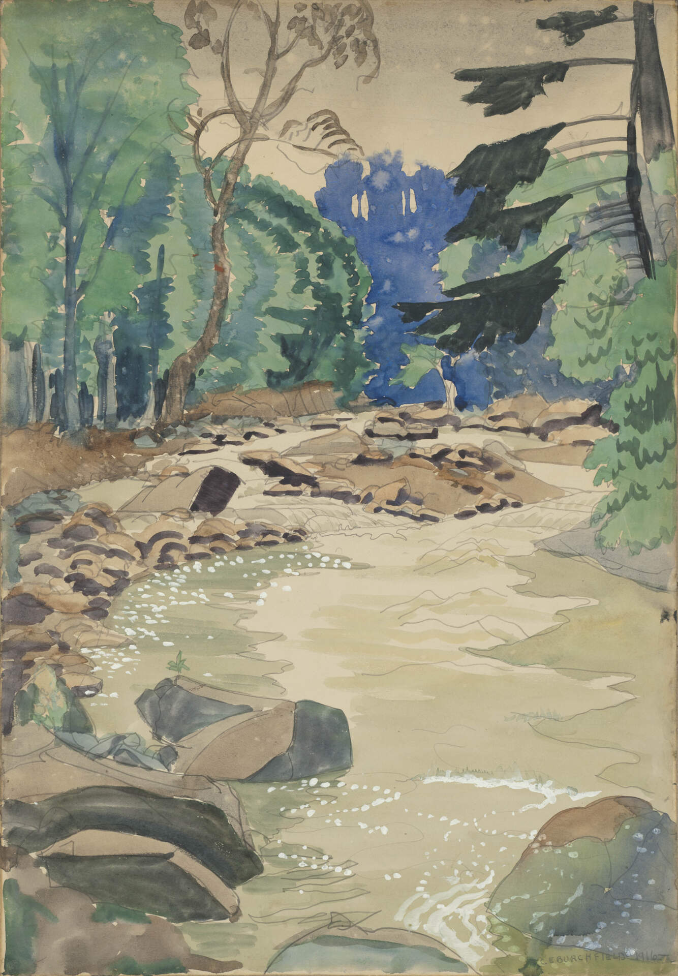 Charles E. Burchfield: Water