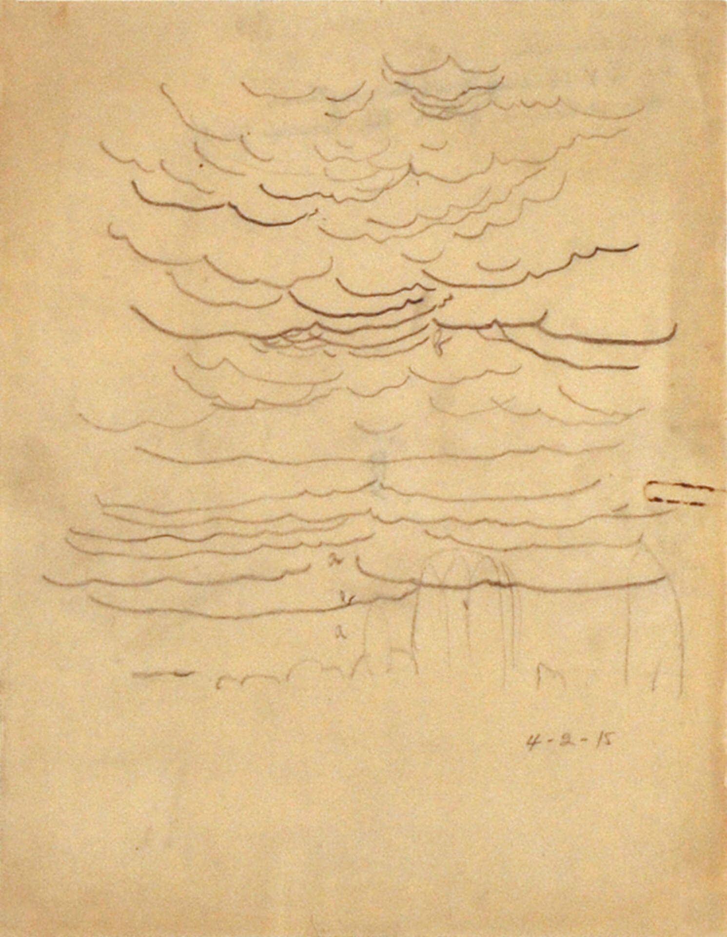 Charles E. Burchfield, <em>Journals</em>, Vol. 24, April 2, 1915