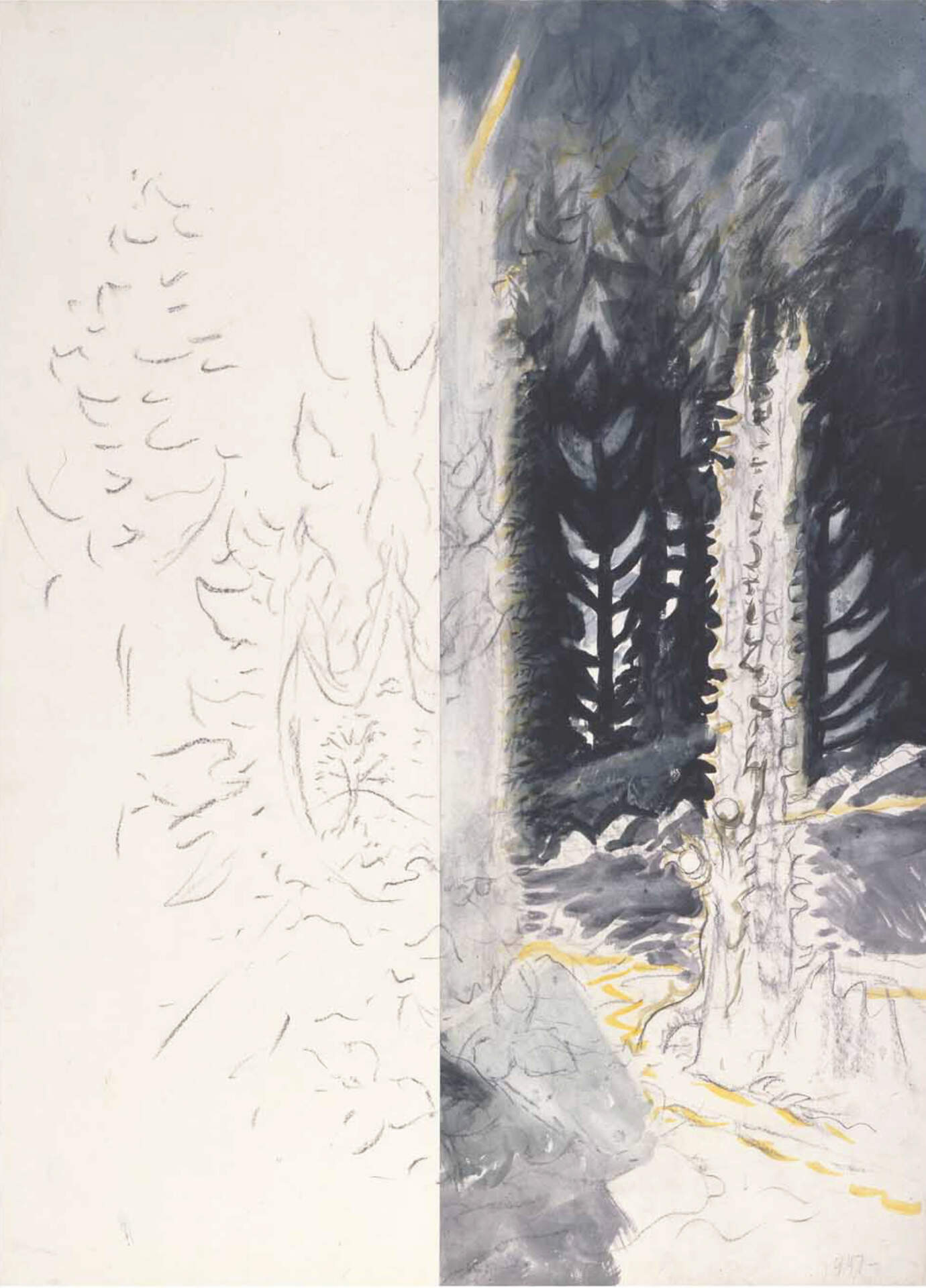 Charles E. Burchfield, <em>Journals</em>, April 6, 1958