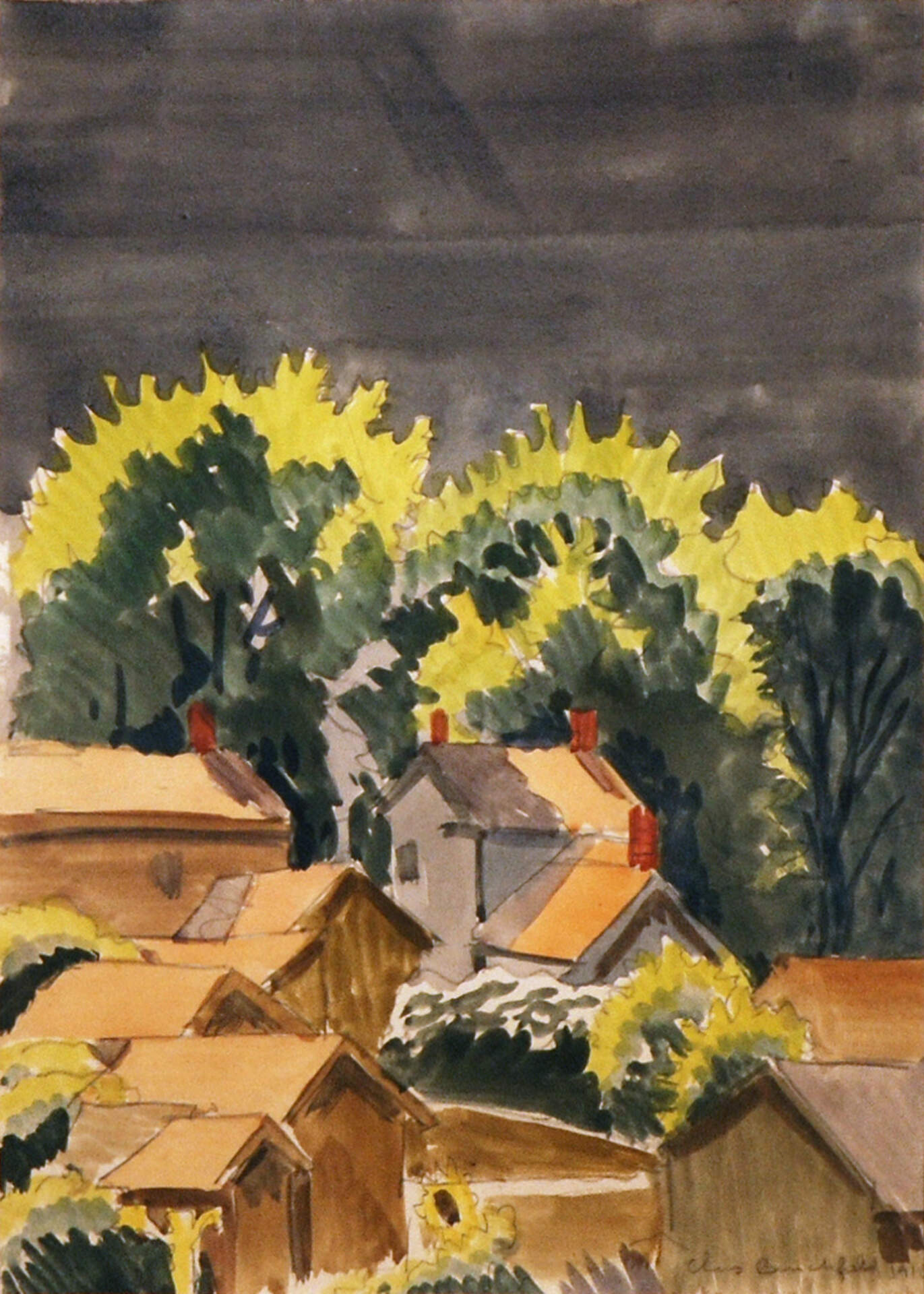 Charles Burchfield, <em>Journals, </em>August 23, 1926