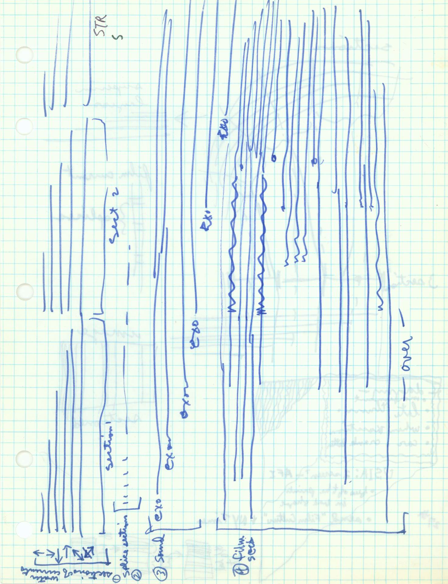 Untitled ( hand drawn graphs for film)