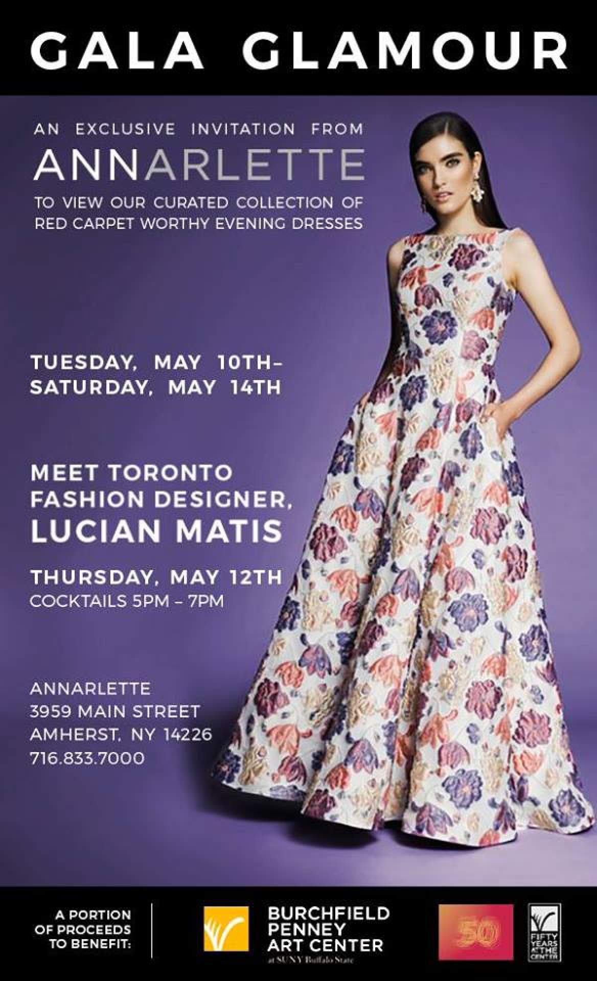 Meet Toronto fashion designer, LUCIAN MATIS at ANNARLETTE