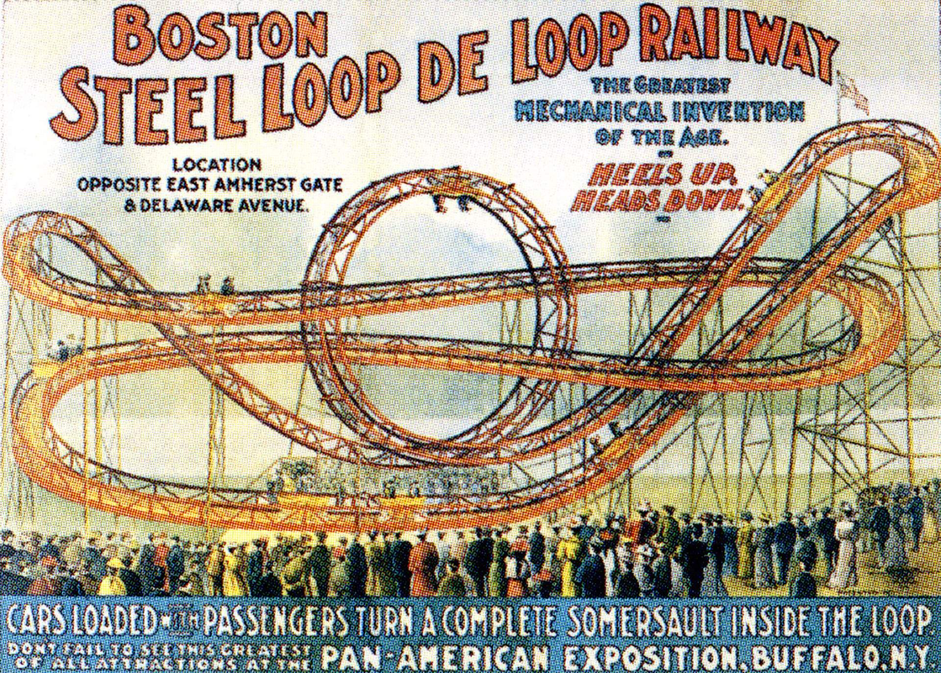 Boston Steel Loop De Loop Railway