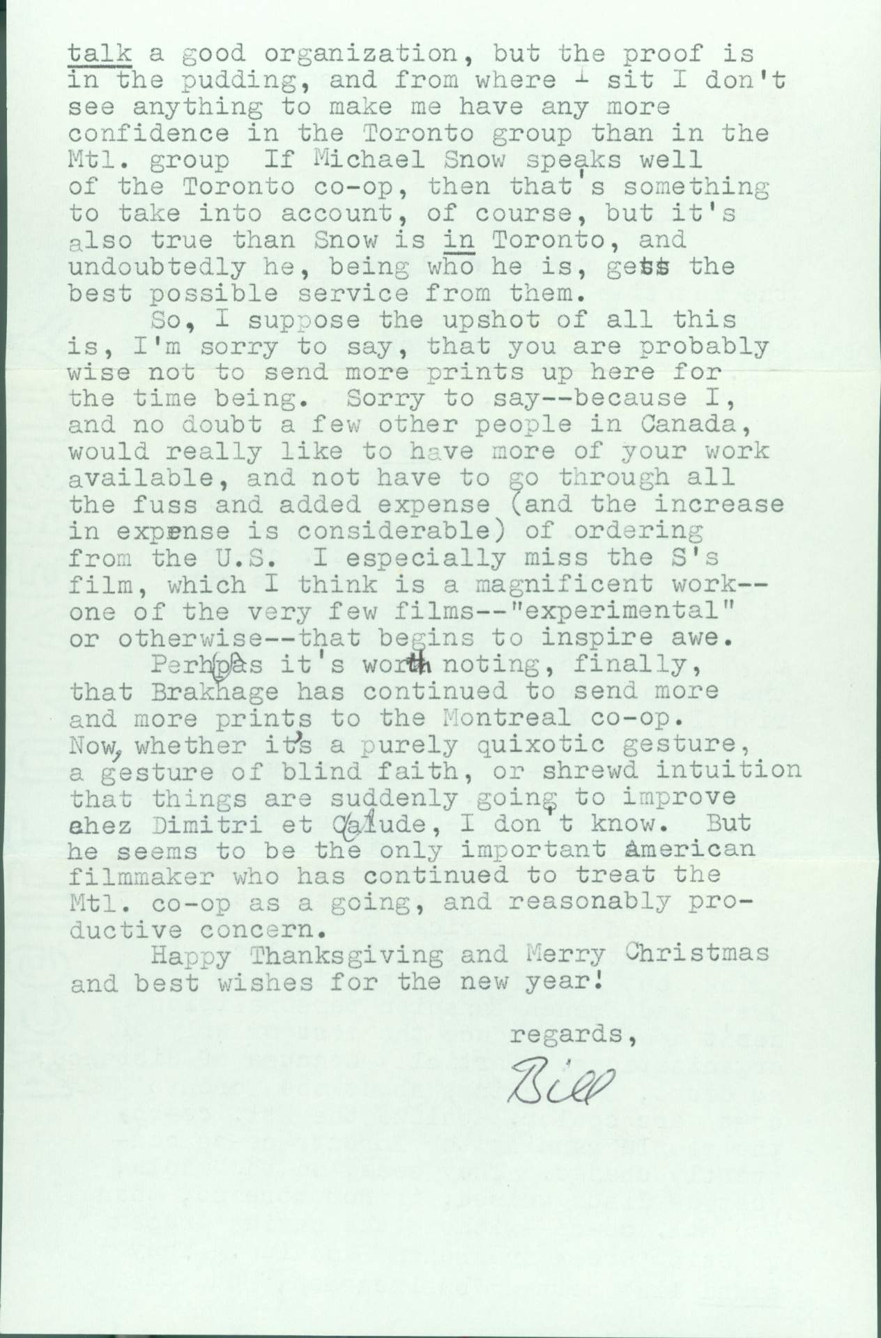 Untitled (Letter from William Wees) pg. 2