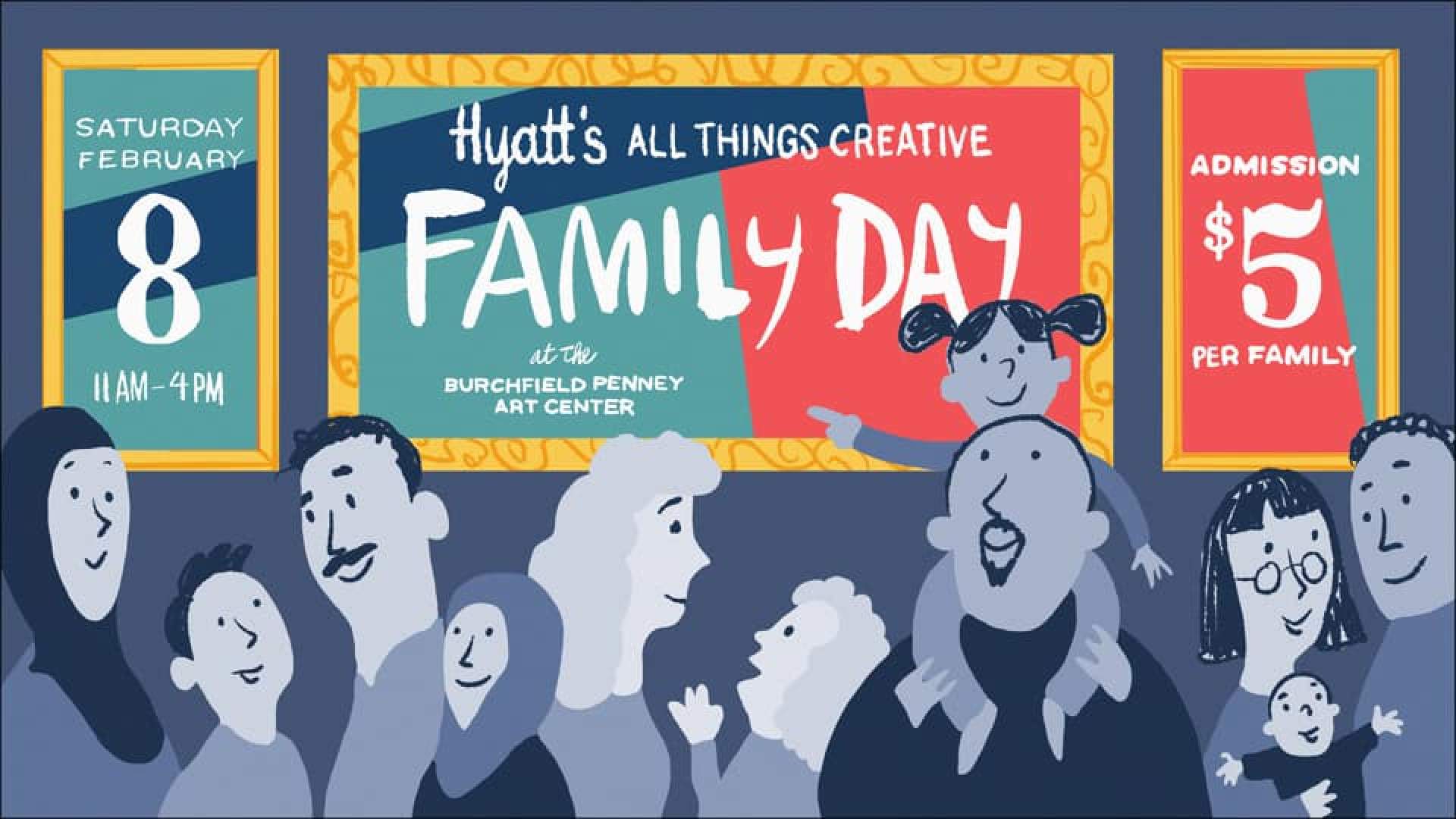 Hyatt's All Things Creative Family Day at the Burchfield Penney