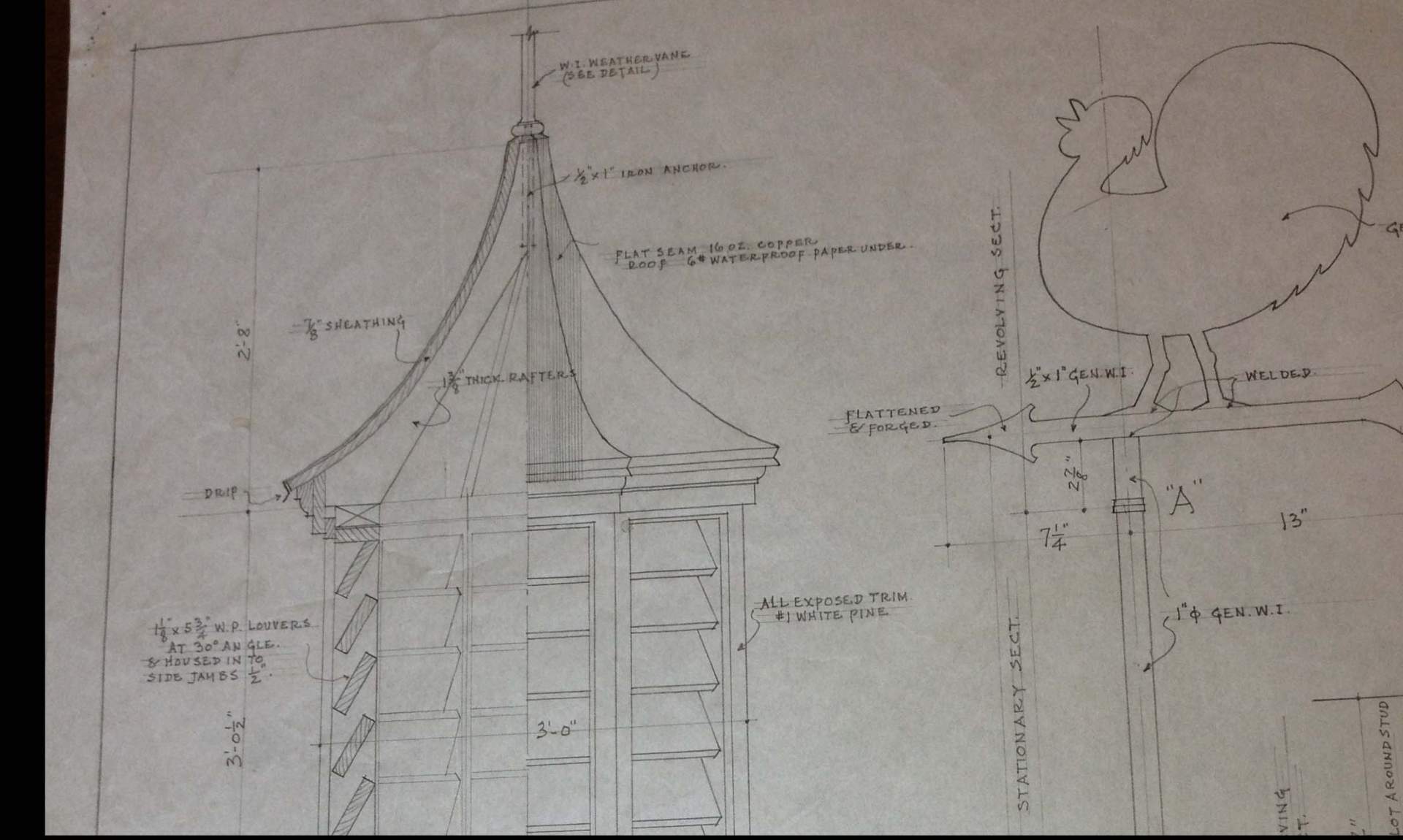 [John E. Brent architectural sketch]