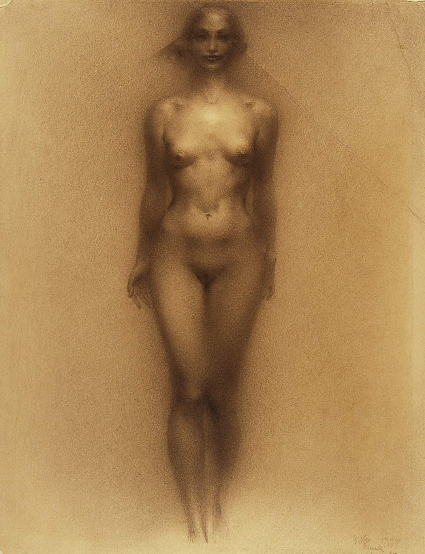 Untitled (Standing Female Nude)