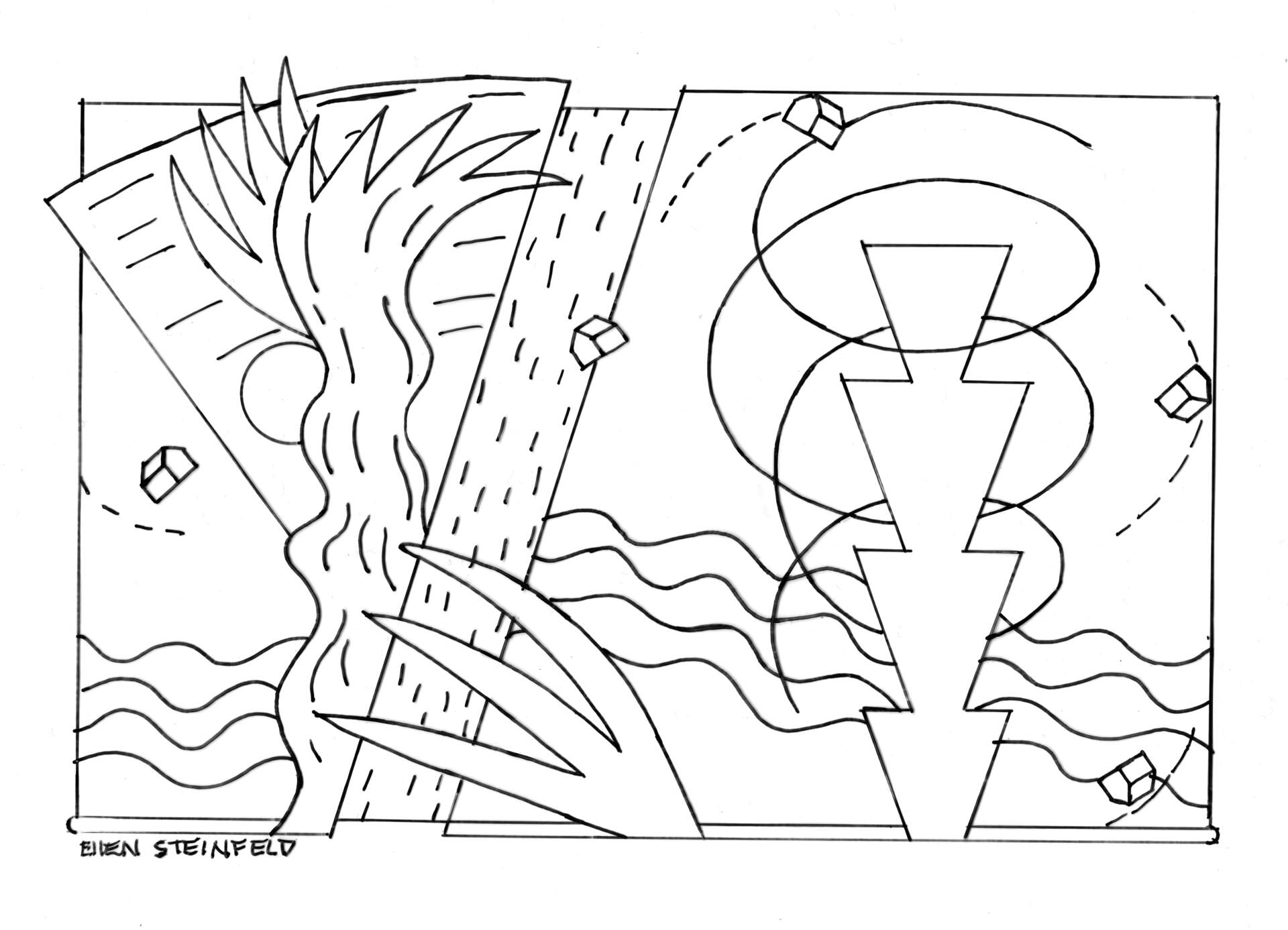 Buffalo Artist Coloring Page Project