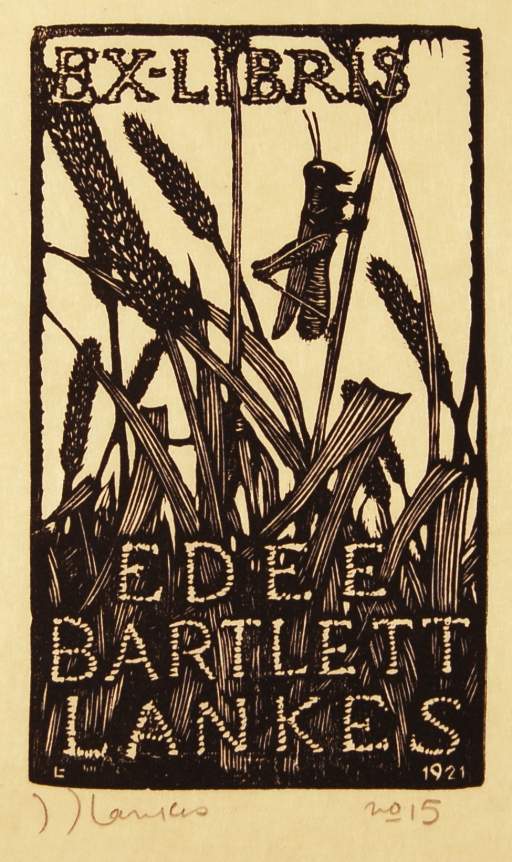 Ex Libris Edee Bartlett Lankes [Bookplate]