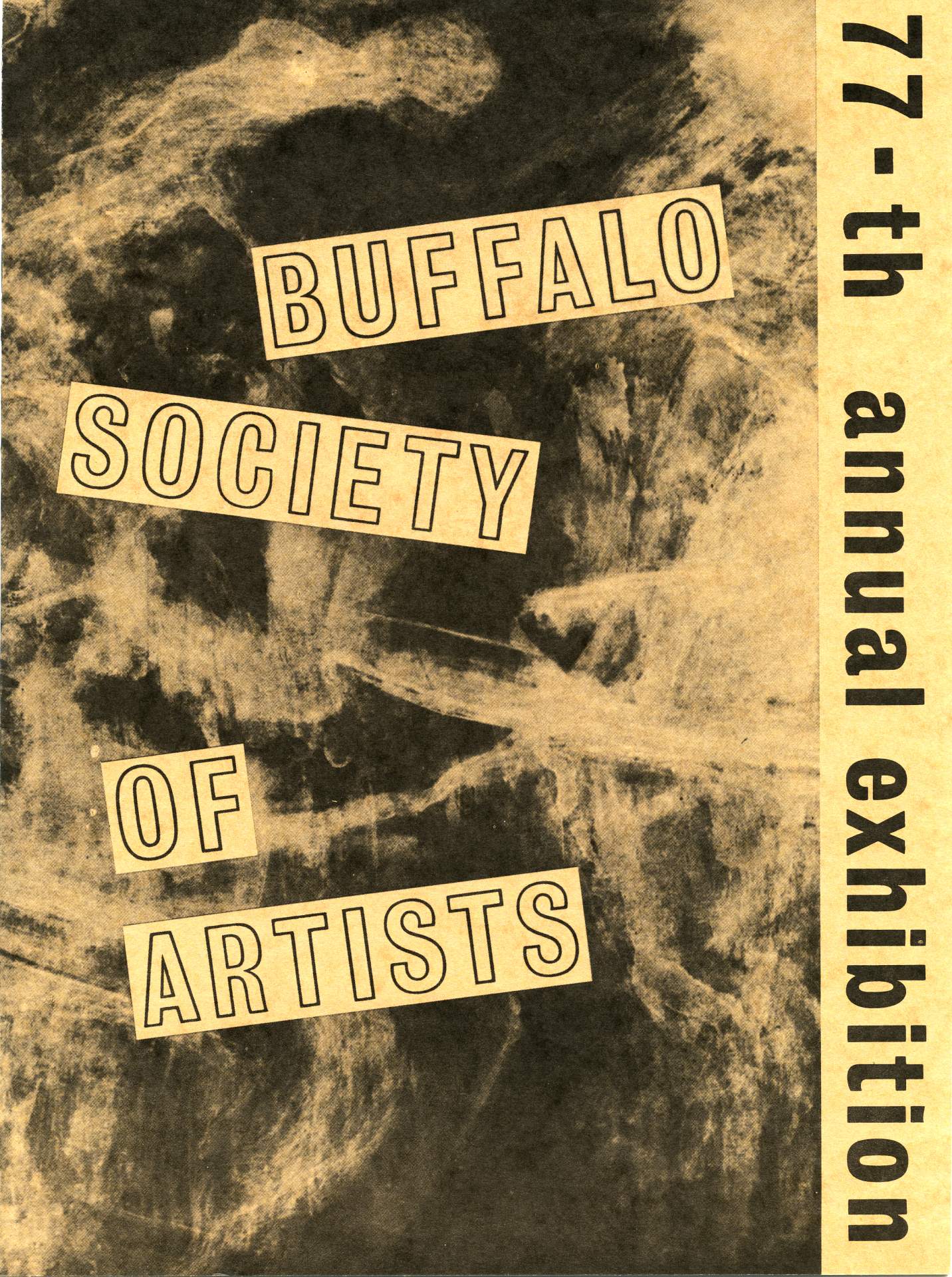 Buffalo Society of Artists 77th Annual Exhibition program cover
