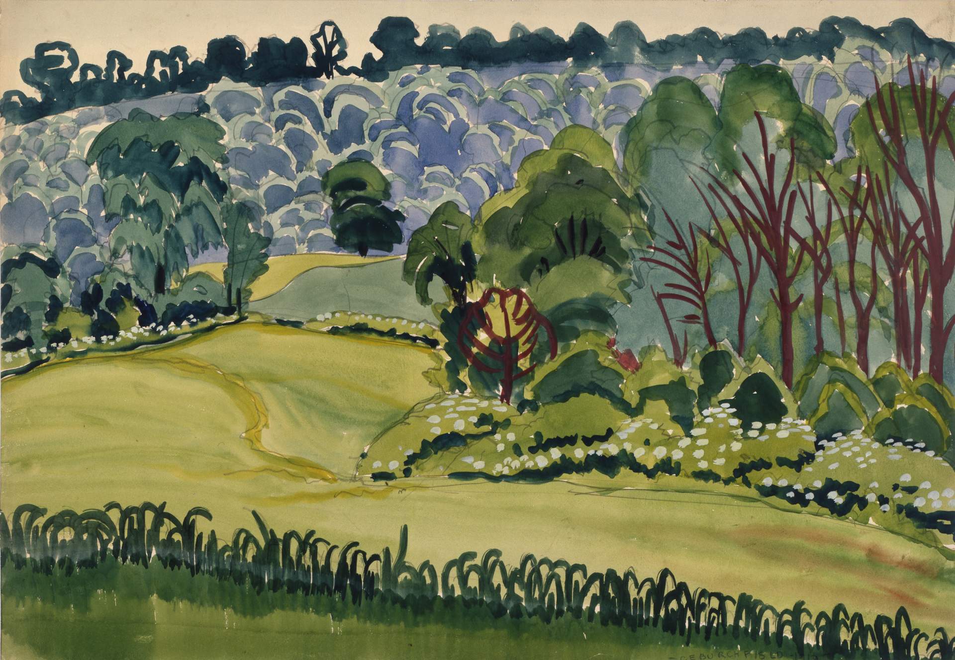 Charles E. Burchfield, Letter to Mr. and Mrs. Edward Root, March 13, 1933
