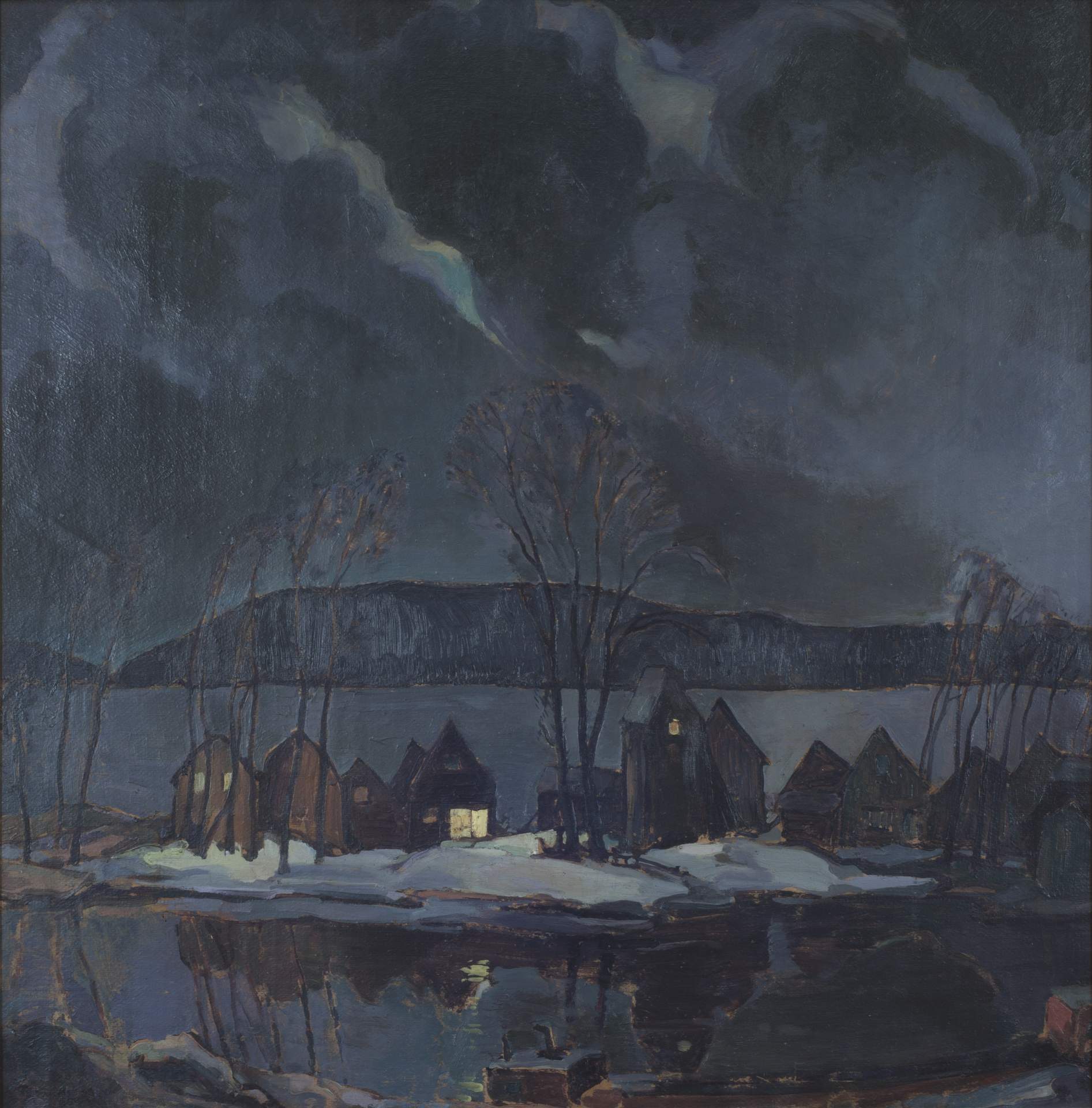 A Closer Look: Alexander O. Levy's 'Squaw Island, Winter Eve' in The Buffalo News
