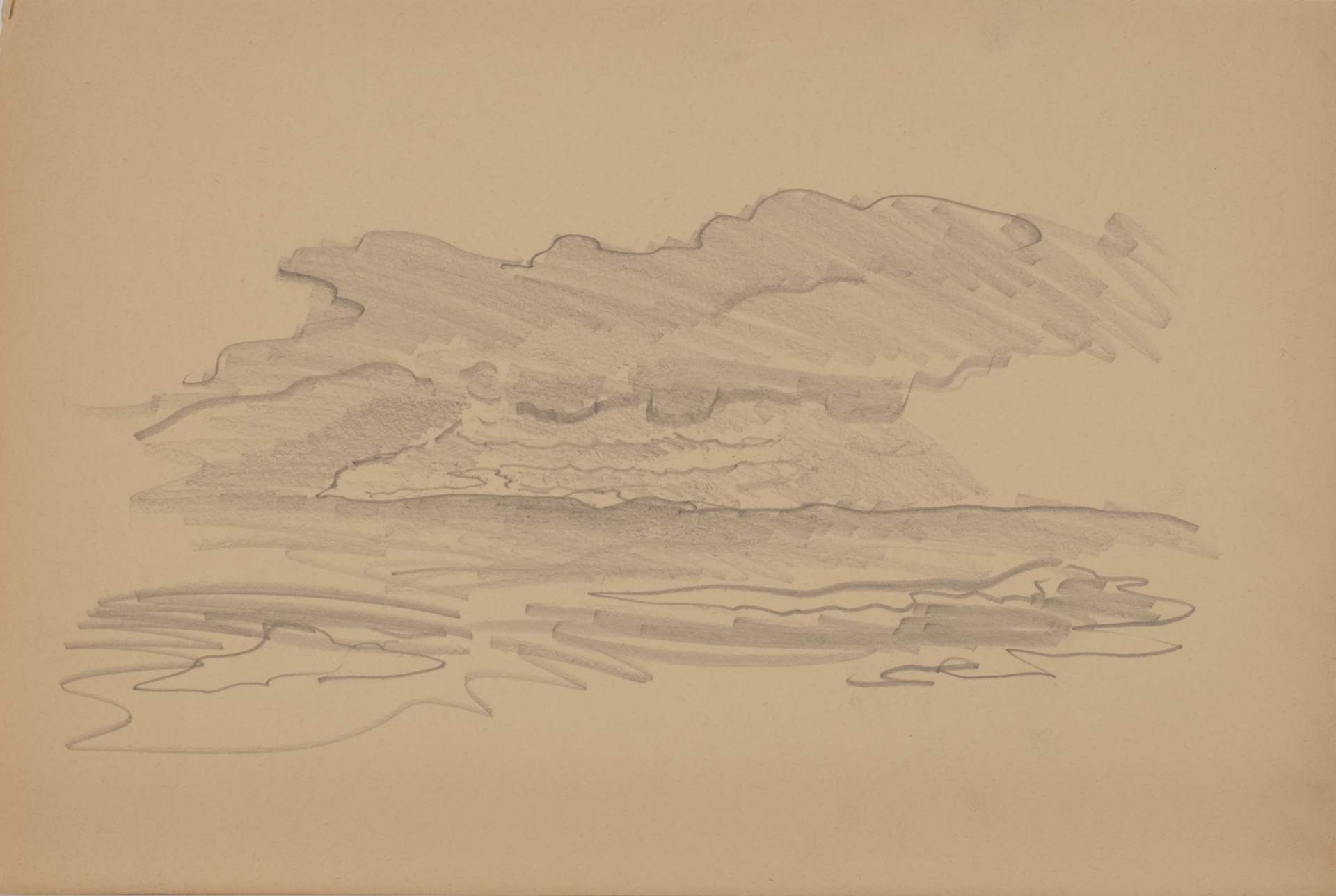 Untitled (Study for Dawn Over the City)