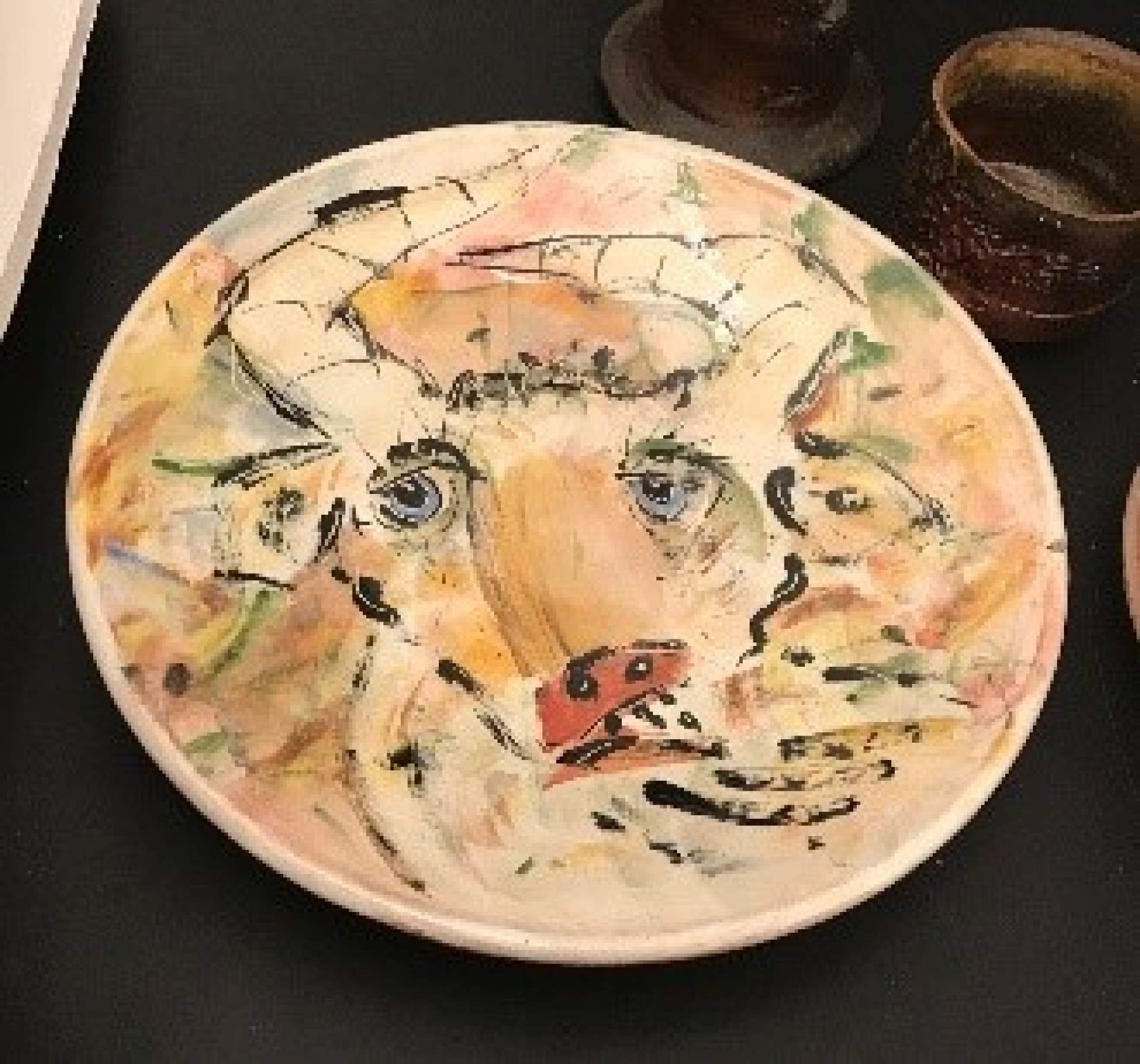 Platter with Steer
