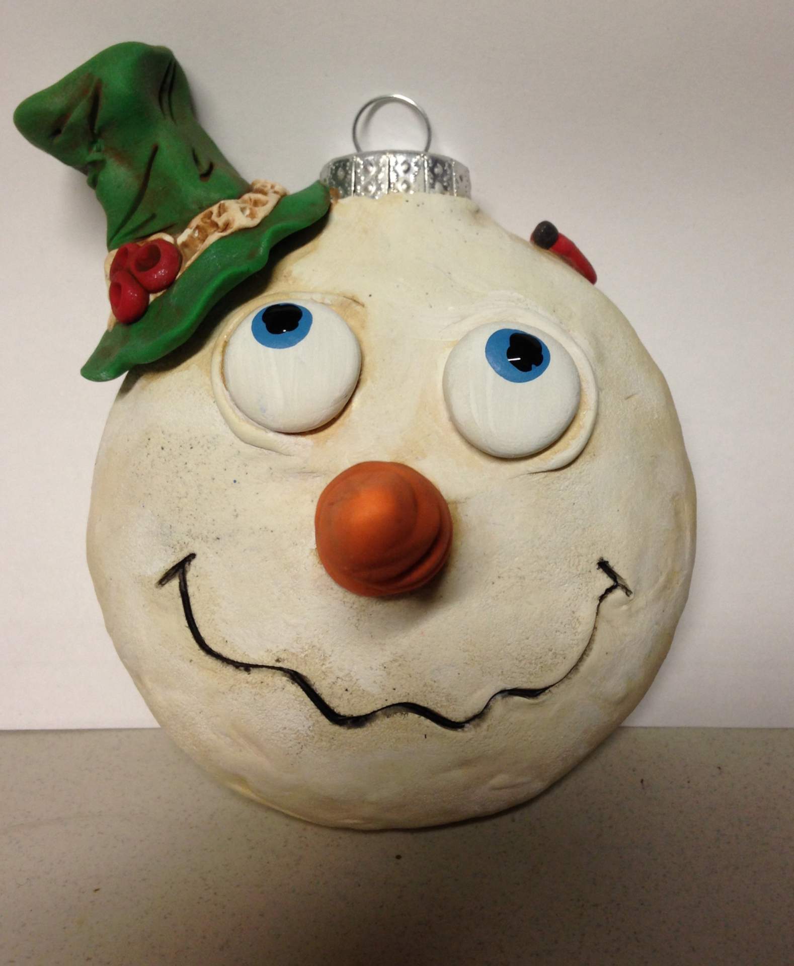 Polymer Clay Snowman Ornament Class with artist Rosanna Cappellino