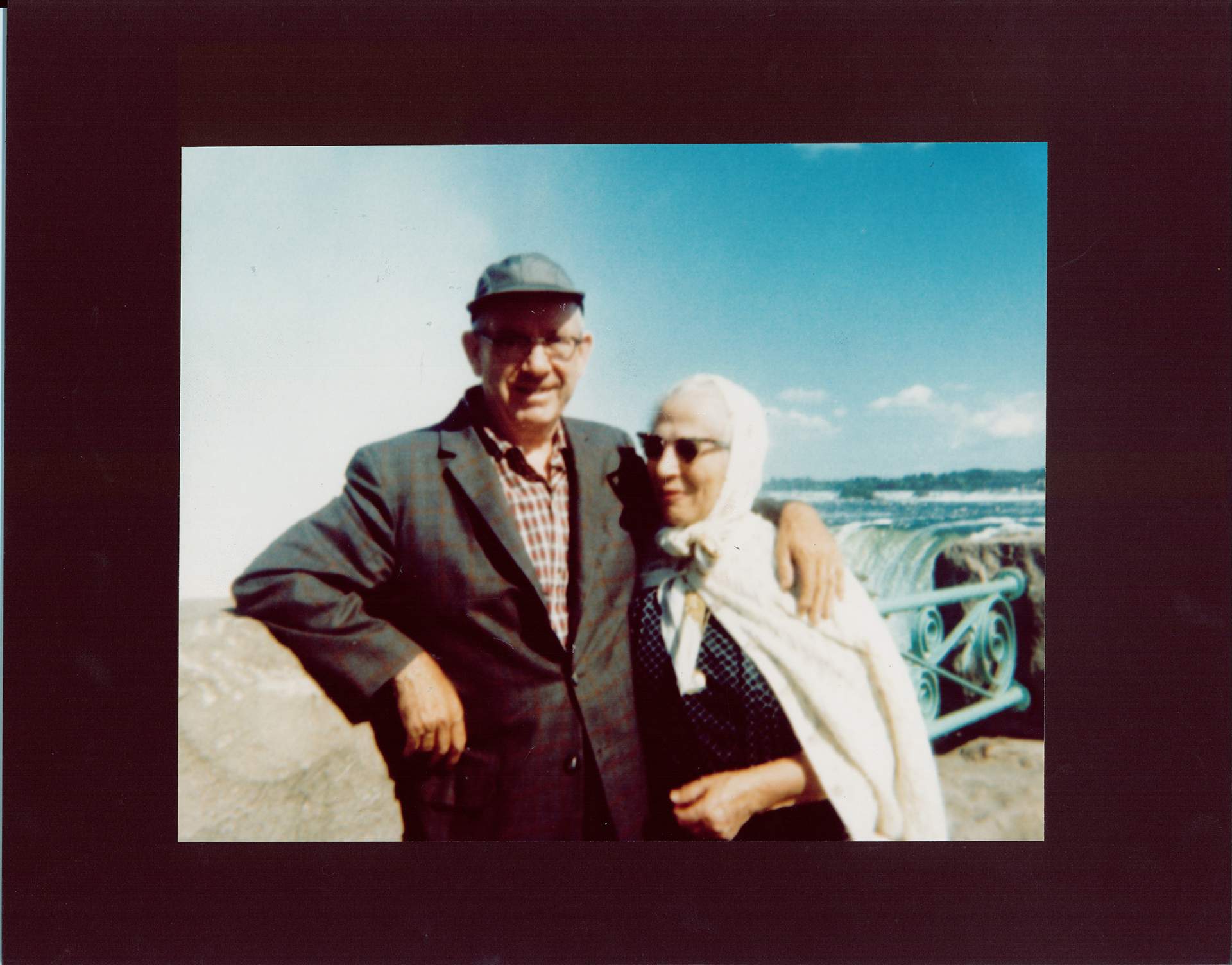 Charles and Bertha Burchfield at Niagara Falls