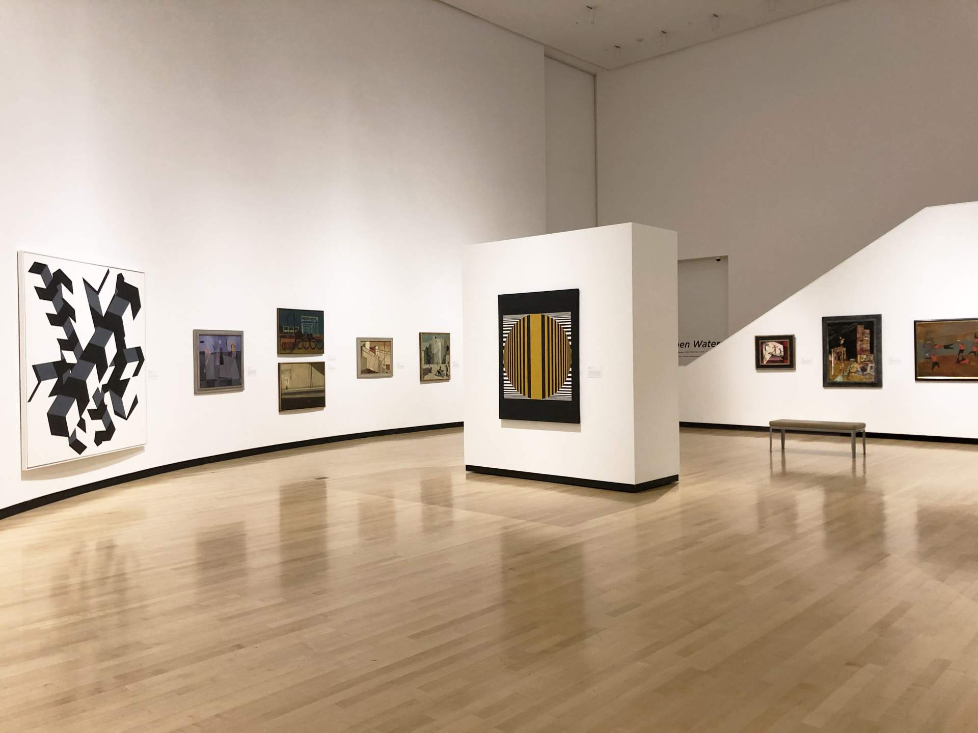 <em>In The Fullness of Time, Painting in Buffalo, 1832-1972 </em> exhibition installation image