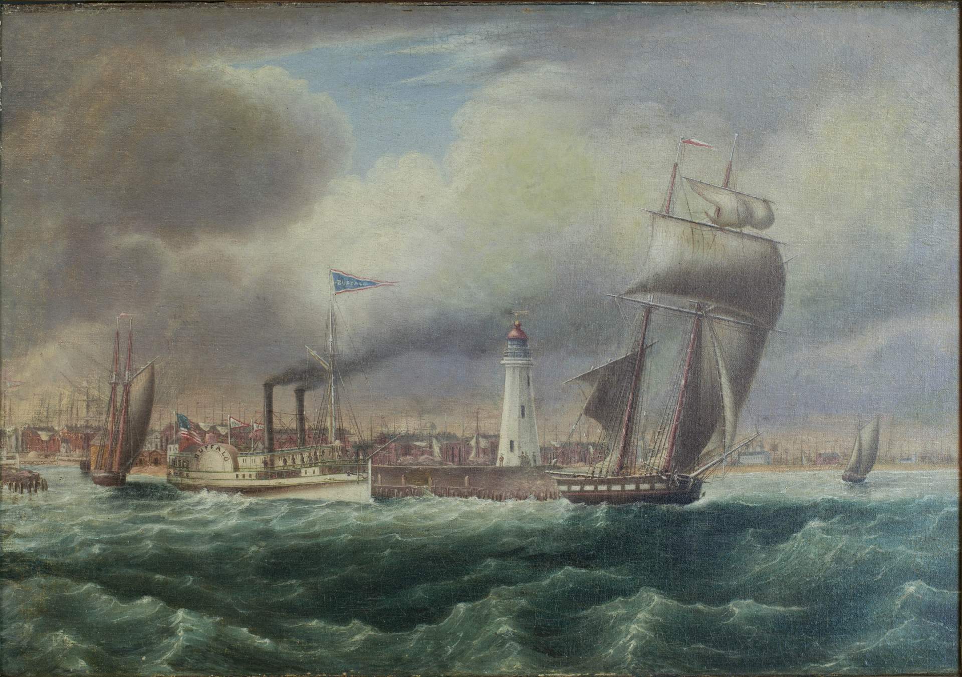 The Port of Buffalo, Circa 1835