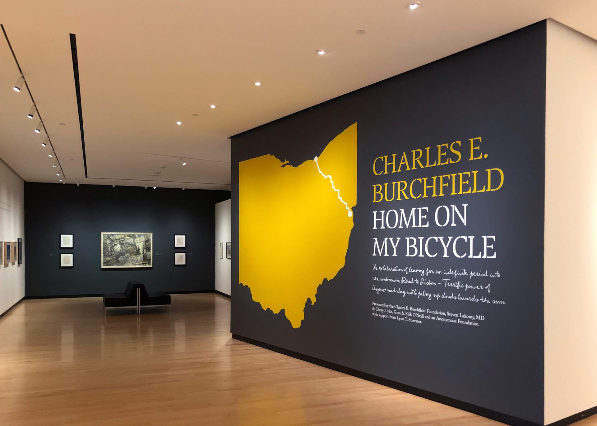 Charles E. Burchfield, Home on My Bicycle