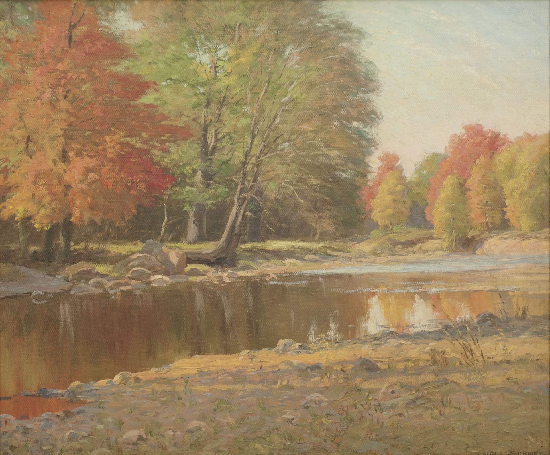 Autumn Reflections: Keuka Creek, NY