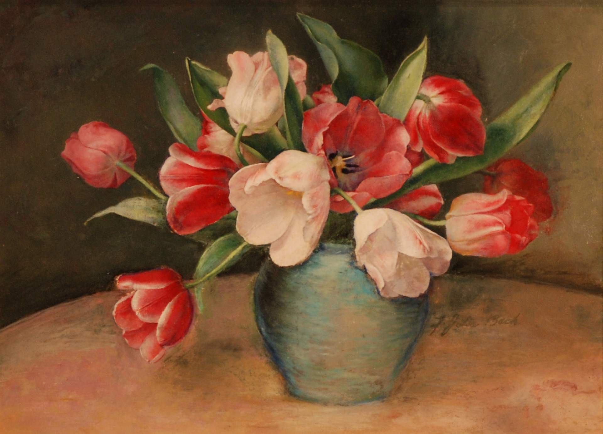 Untitled (tulips in vase)