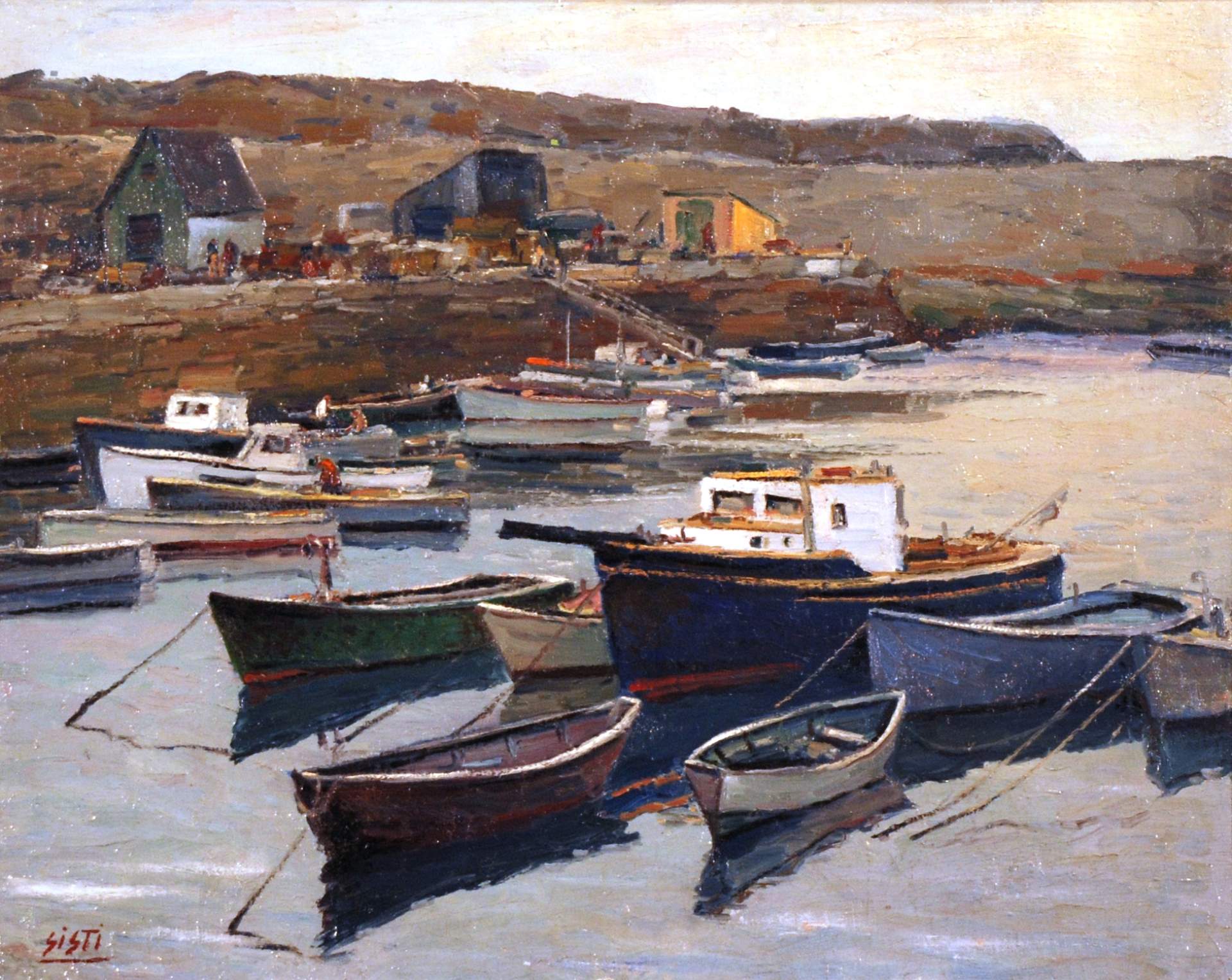 Fishing Boats in Quebec Harbor