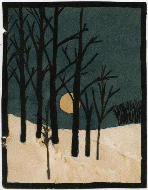 Untitled (Moon Through Trees)
