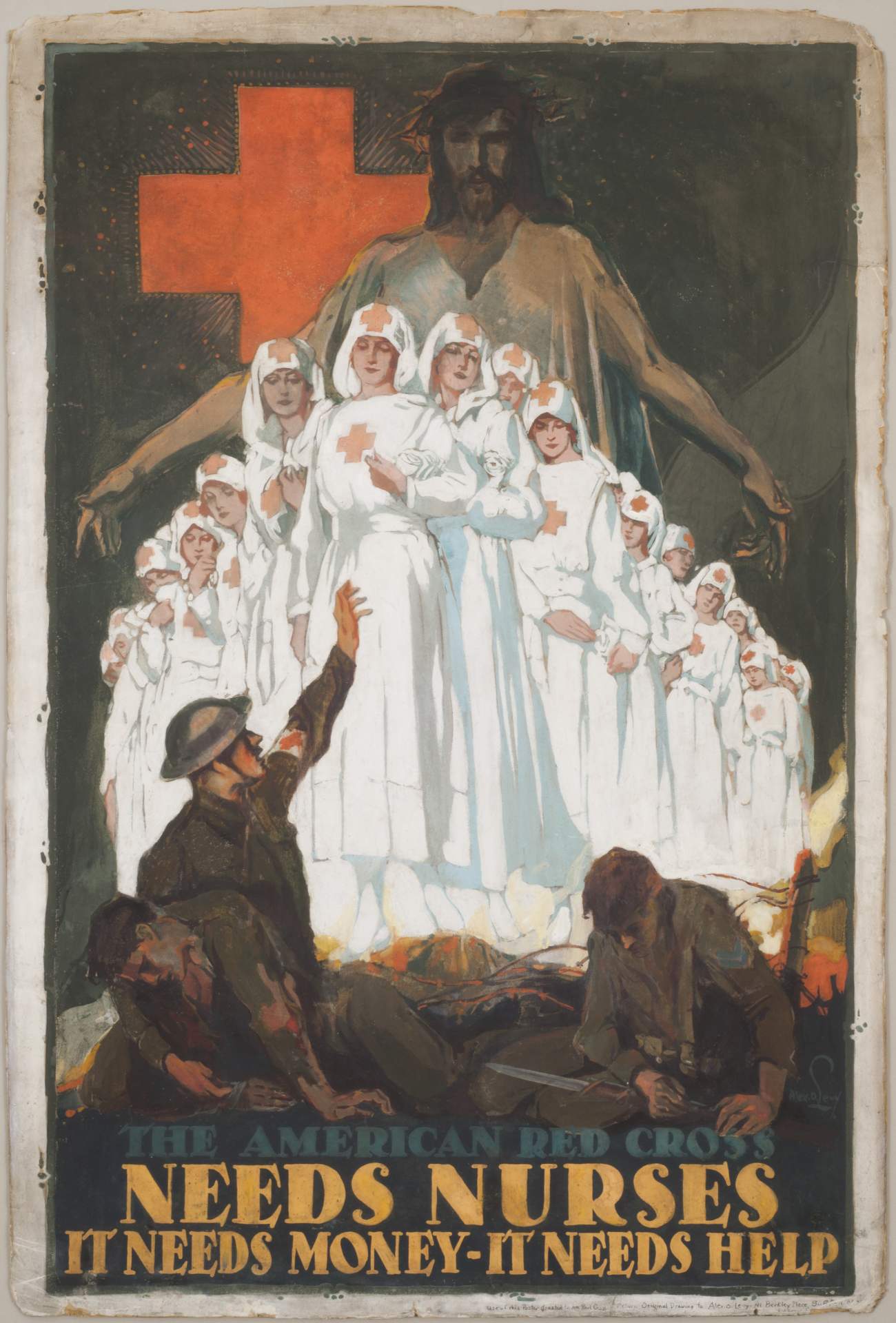 Untitled (Proposed Poster Design for the American Red Cross)
