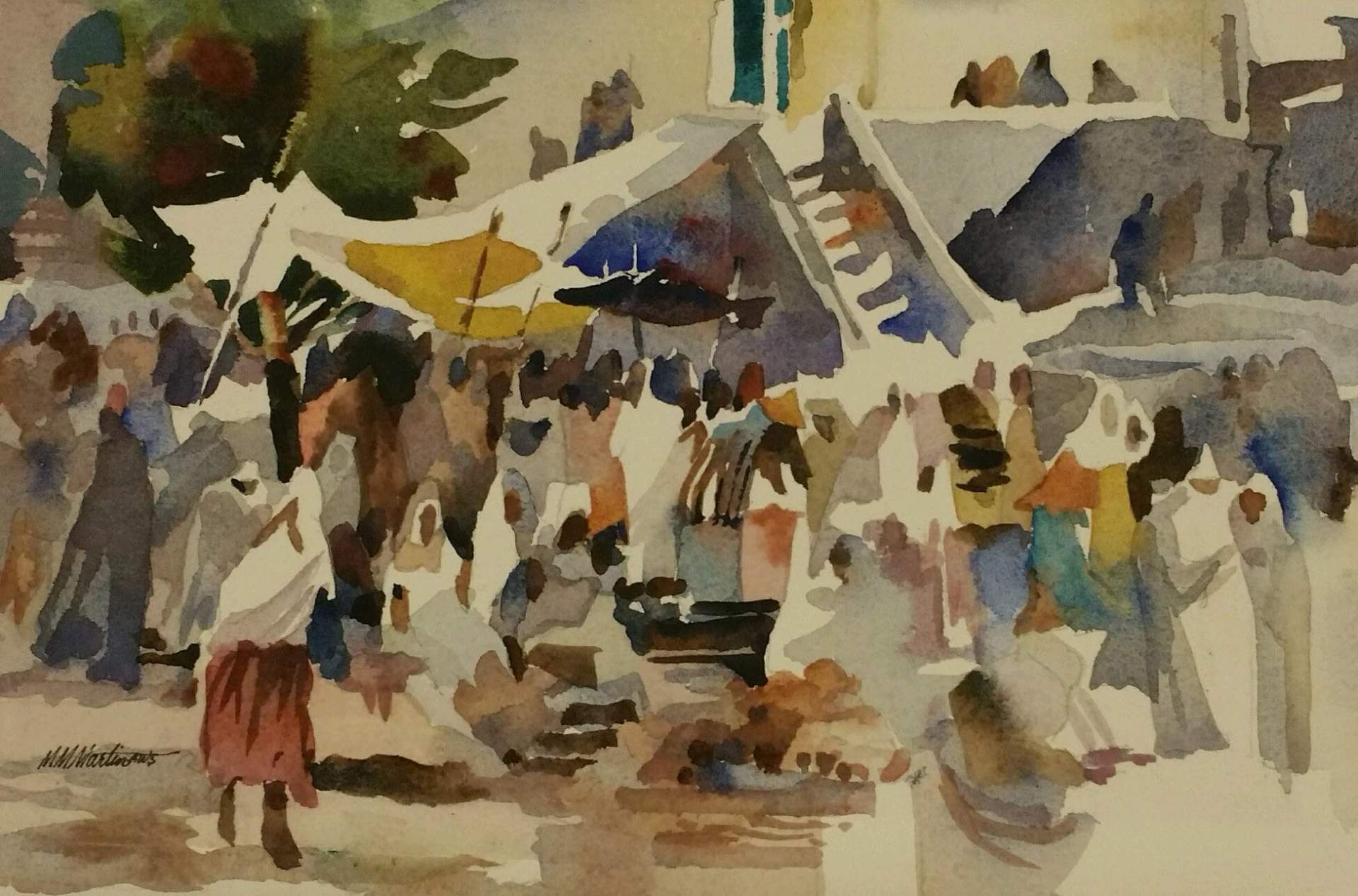 Untitled Study (marketplace, possibly Greece)