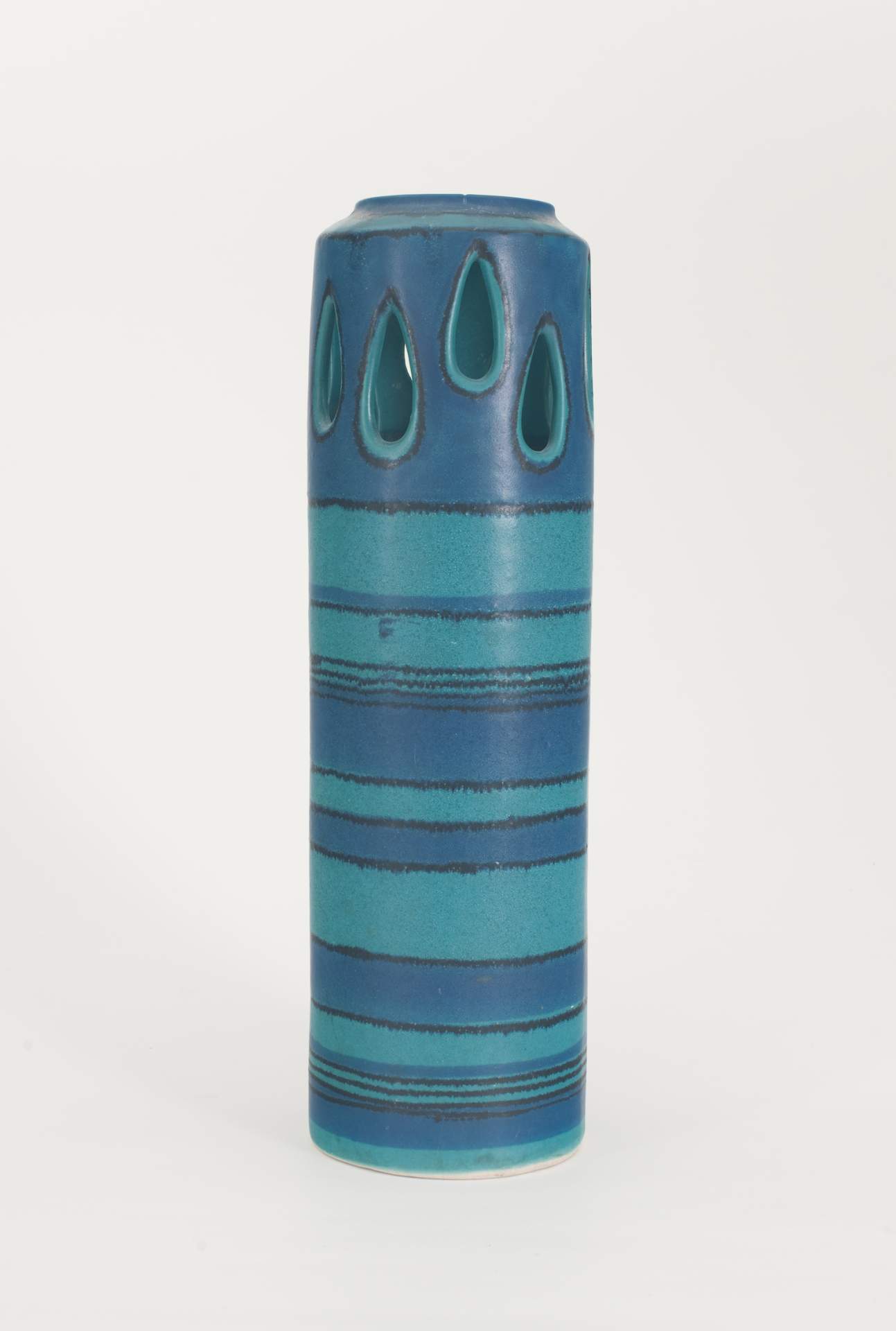 Artware Cylindrical Vase with Perforations