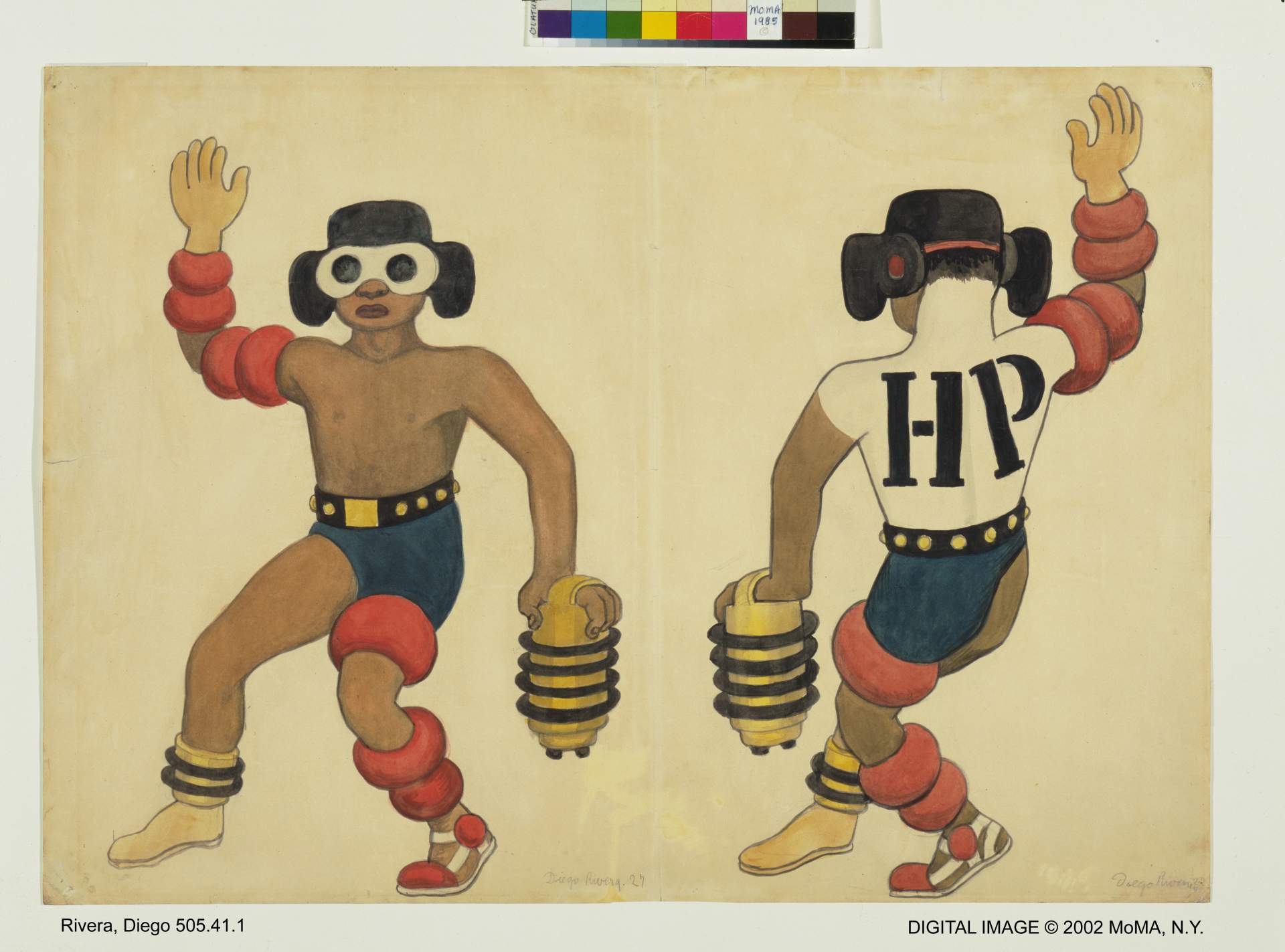 The Man, Costume Design for the ballet H.P. (Horsepower)