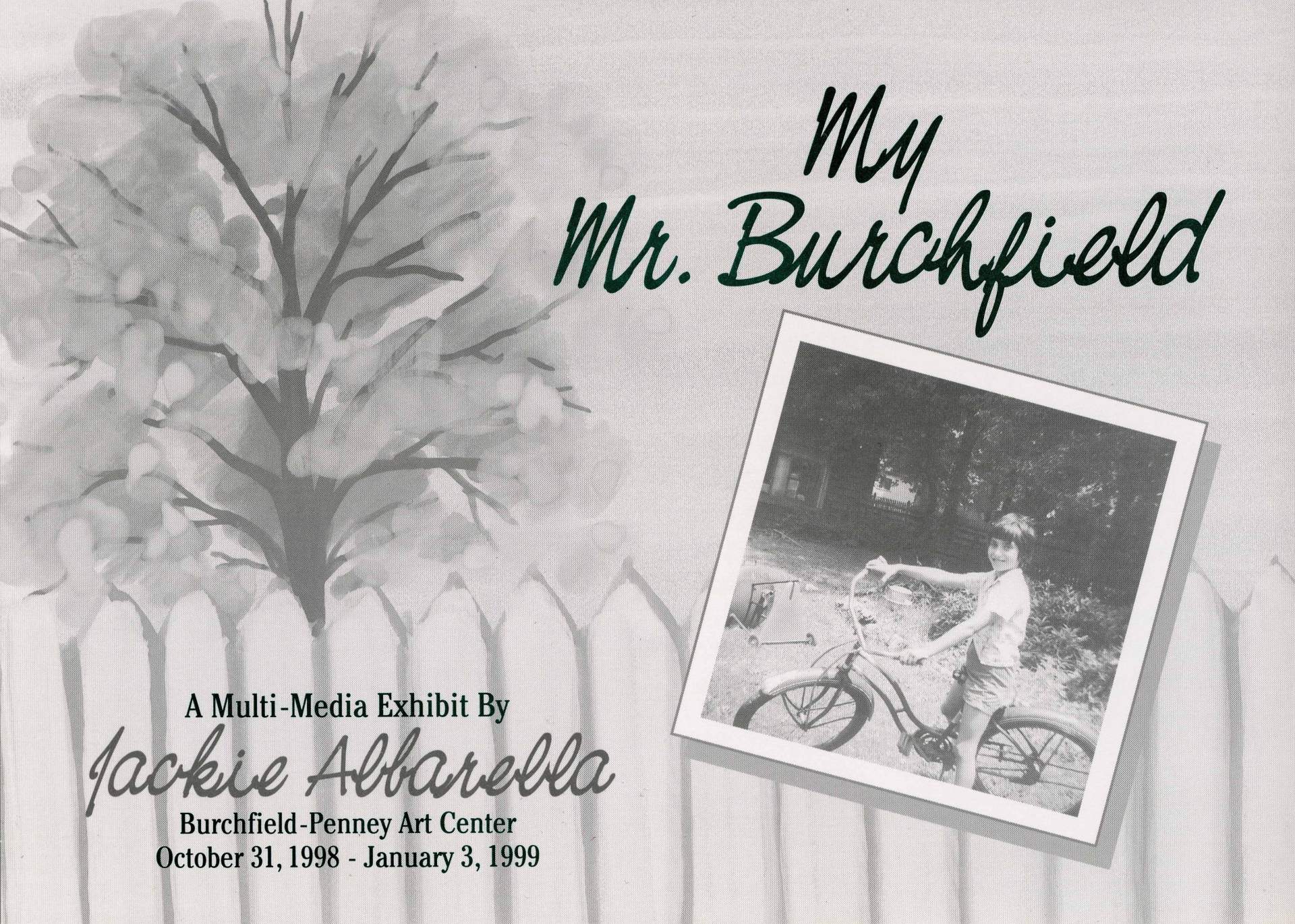 Flyer for "My Mister Burchfield" exhibition