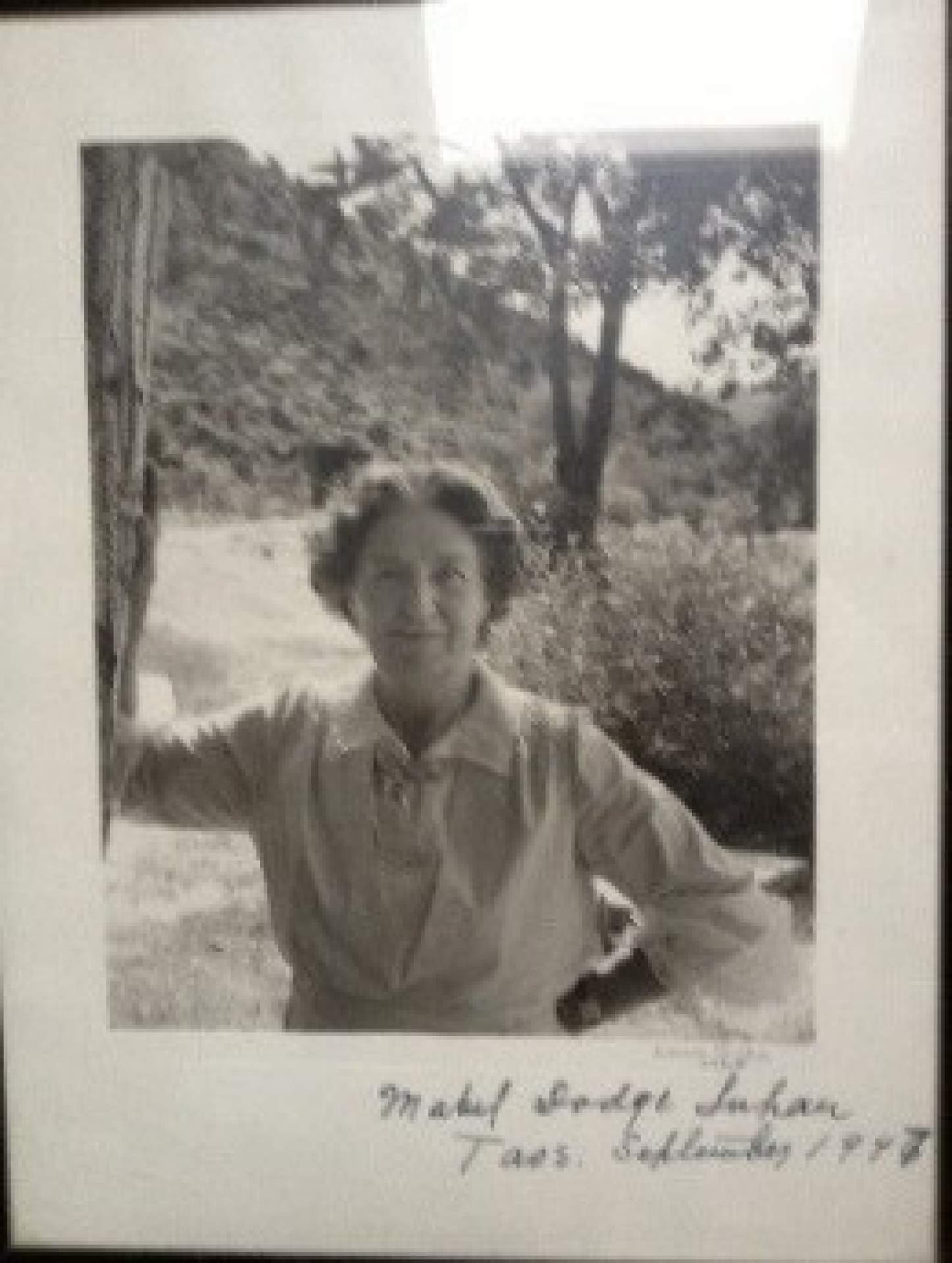 Mabel Dodge Luhan, Taos, September 1947