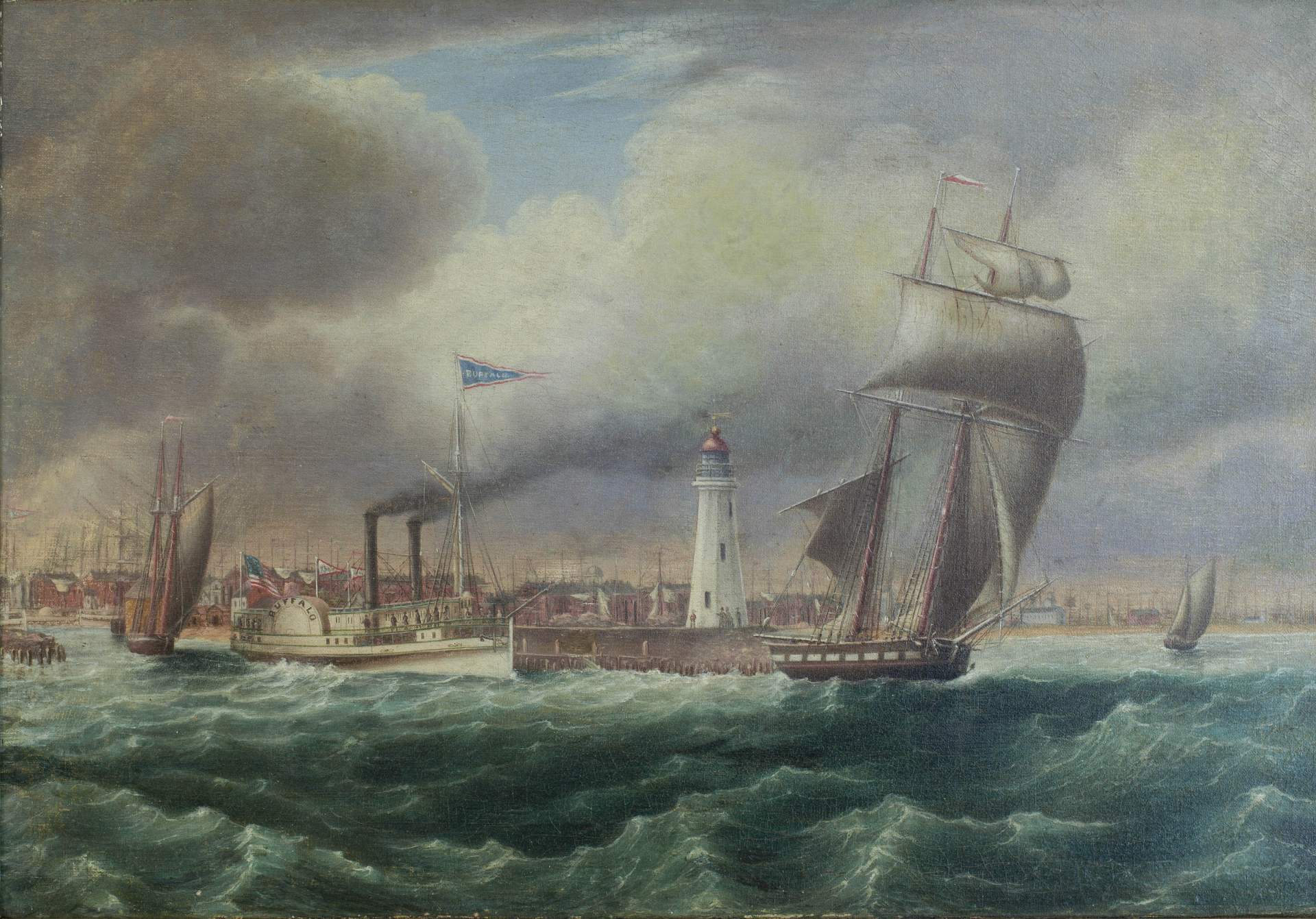 The Port of Buffalo, Circa 1835
