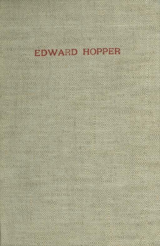 Edward Hopper Hand Made Book Design