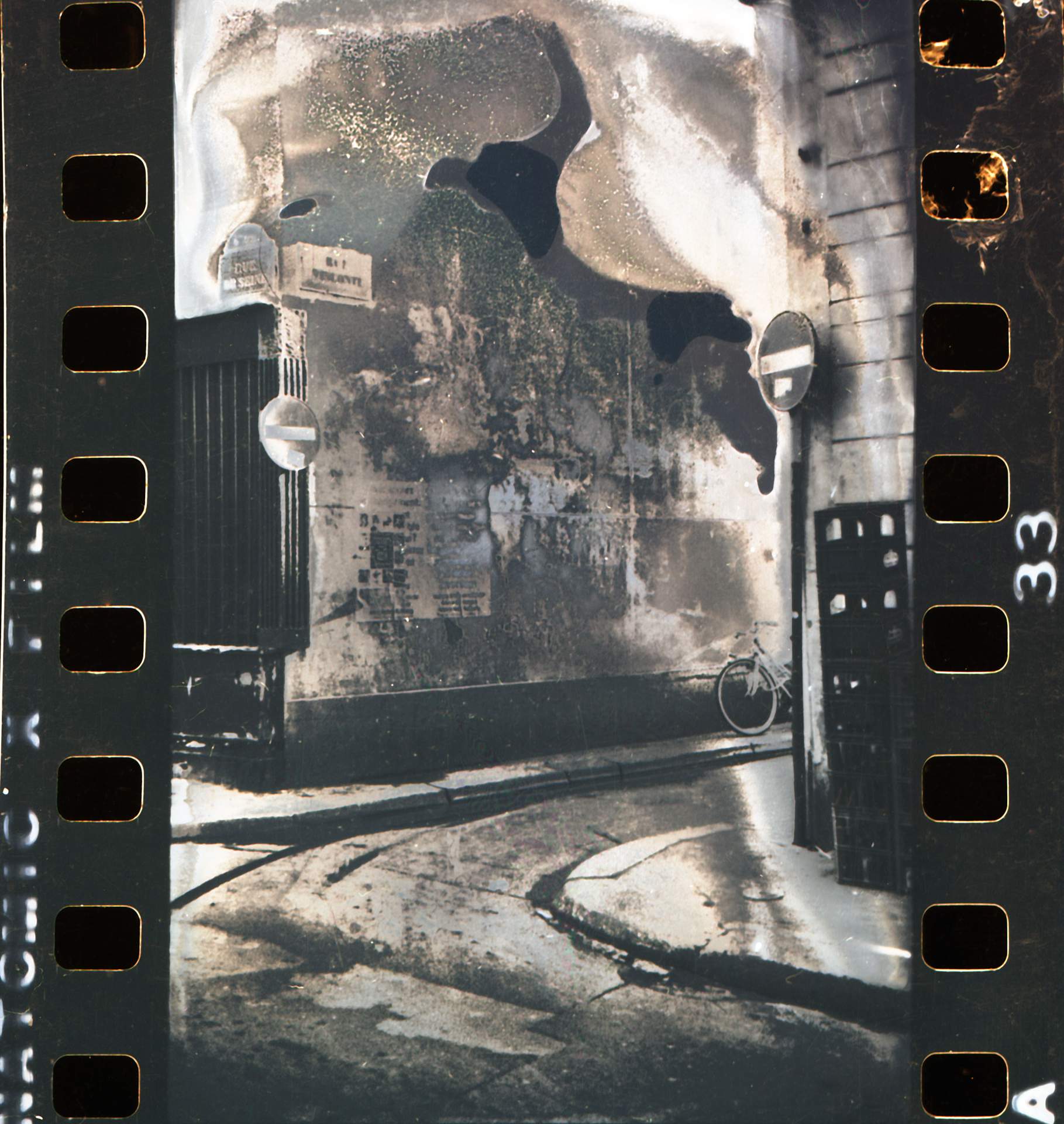 Untitled photographic negative (Rue de Siene, Paris)